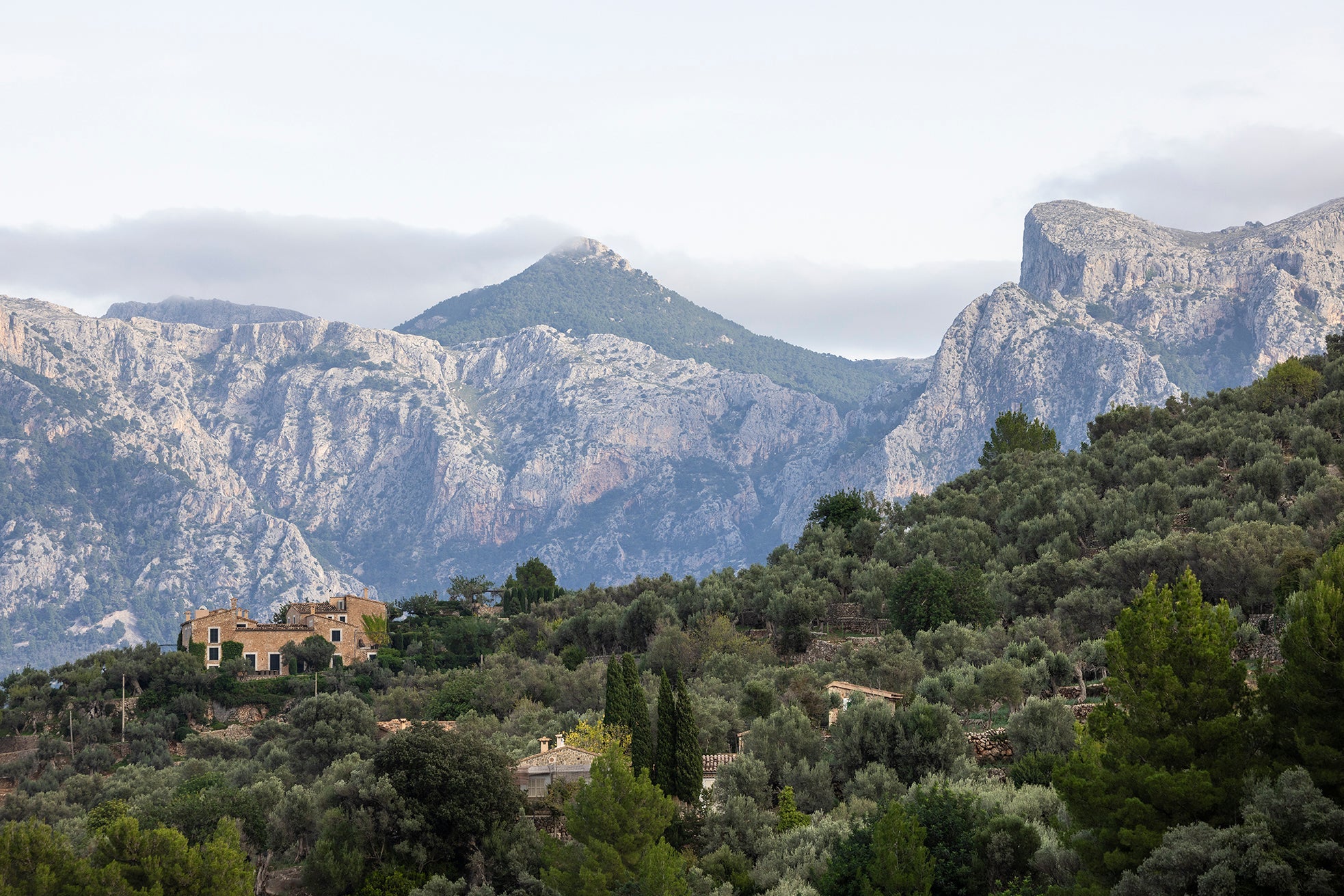 Mallorca Mountains print by Brooke Miles