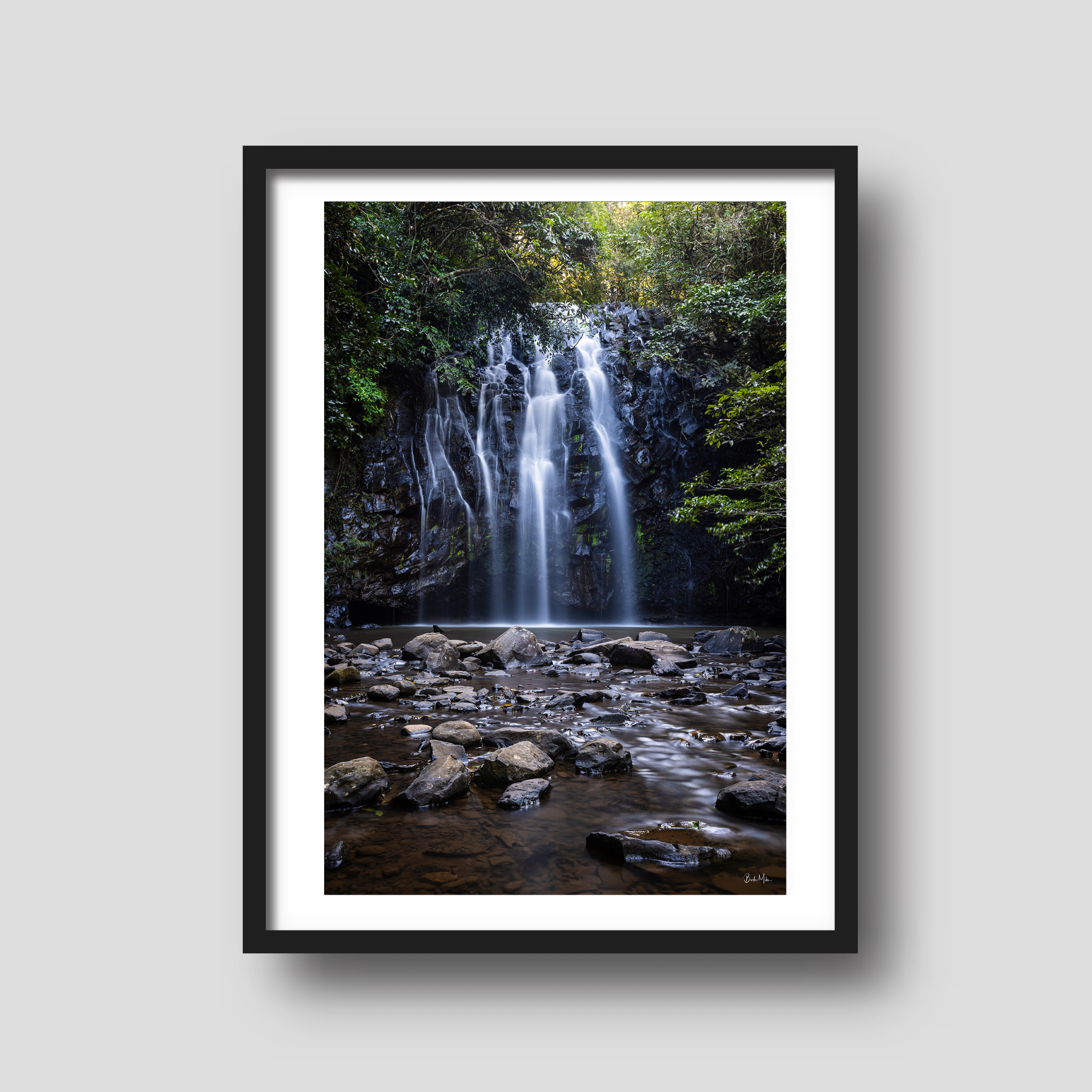 Whispers - Waterfall Rainforest Print