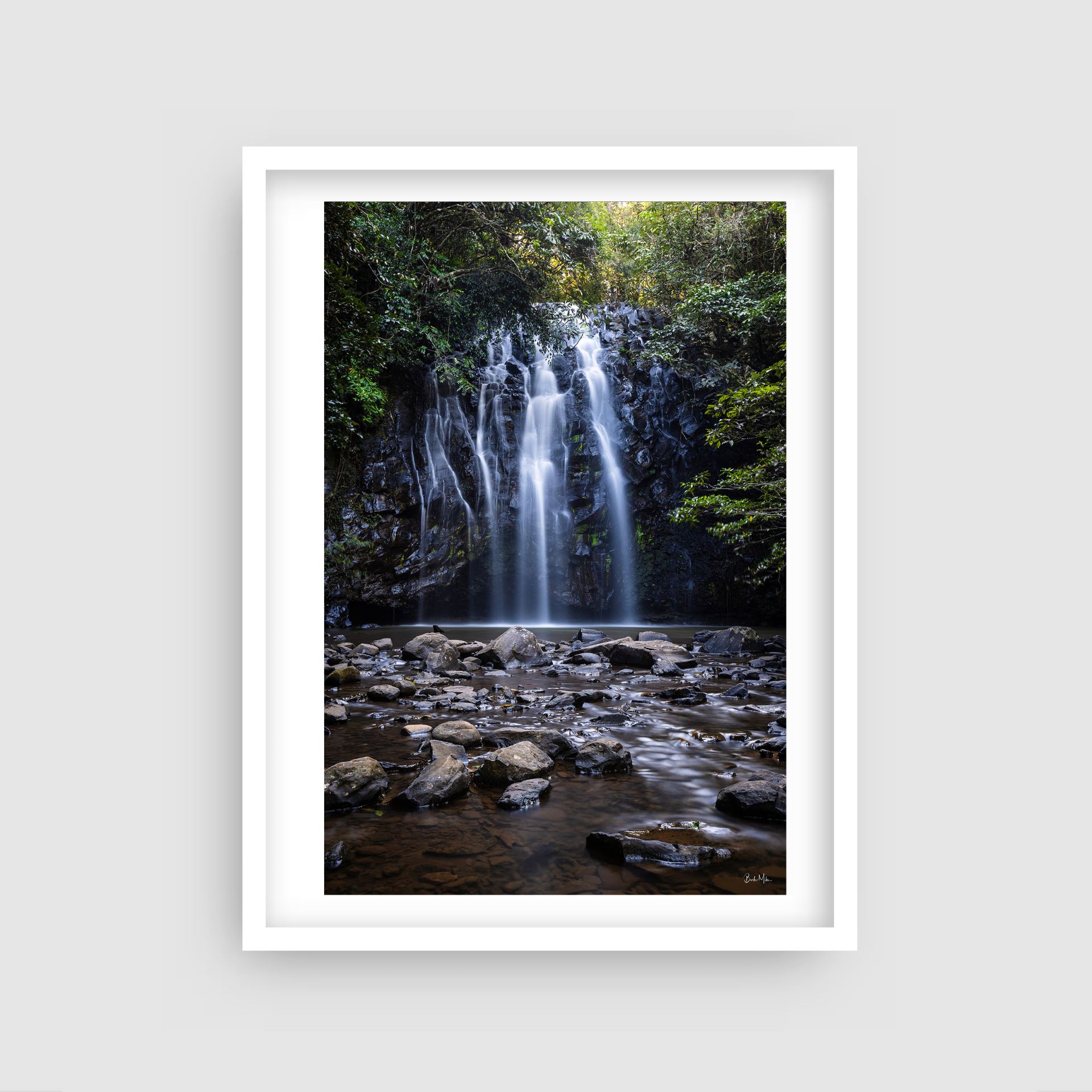 Whispers - Waterfall Rainforest Print