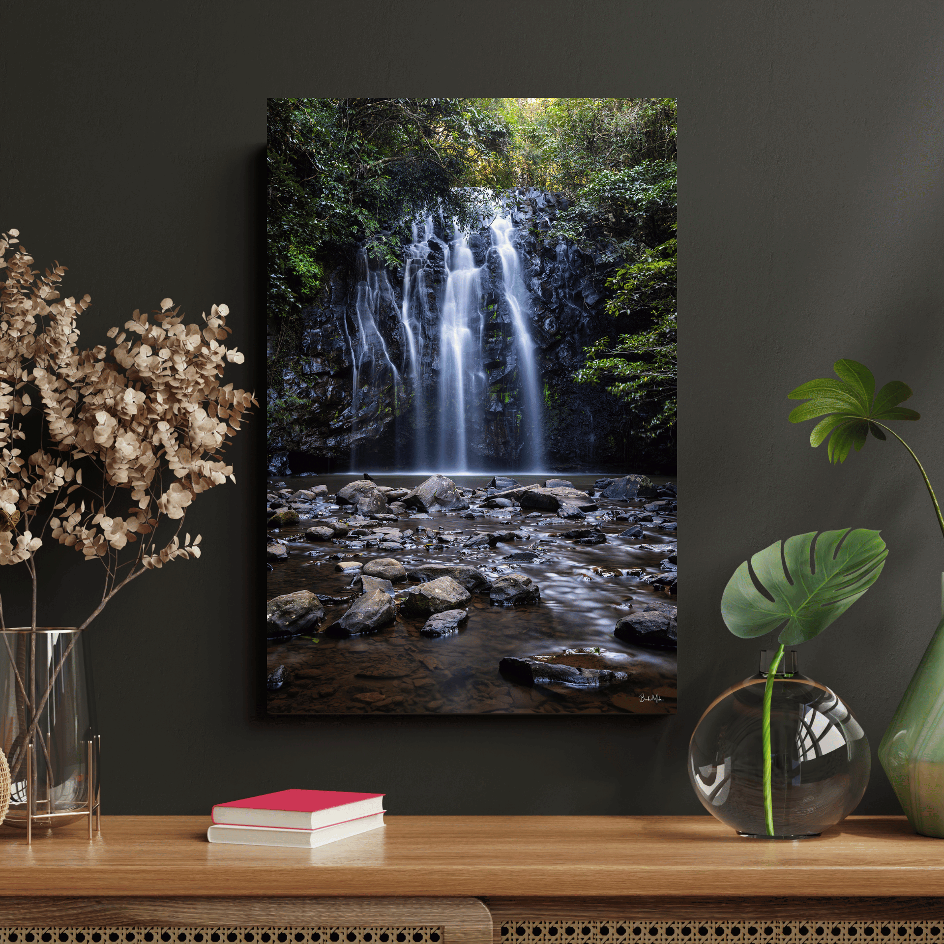 Whispers - Waterfall Rainforest Print