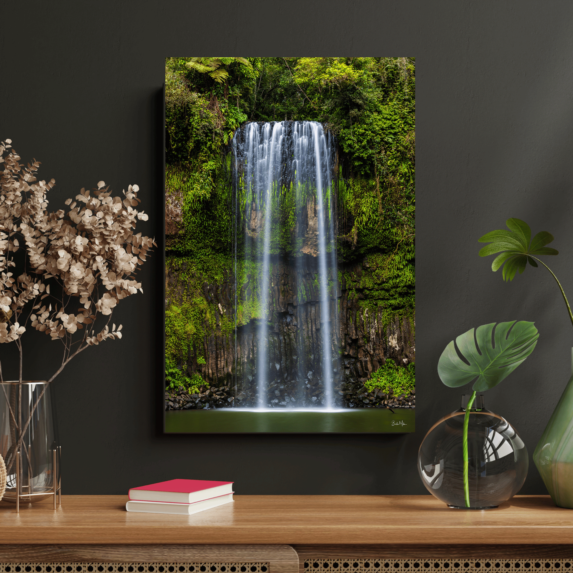 Through the Veil - Waterfall Rainforest Print
