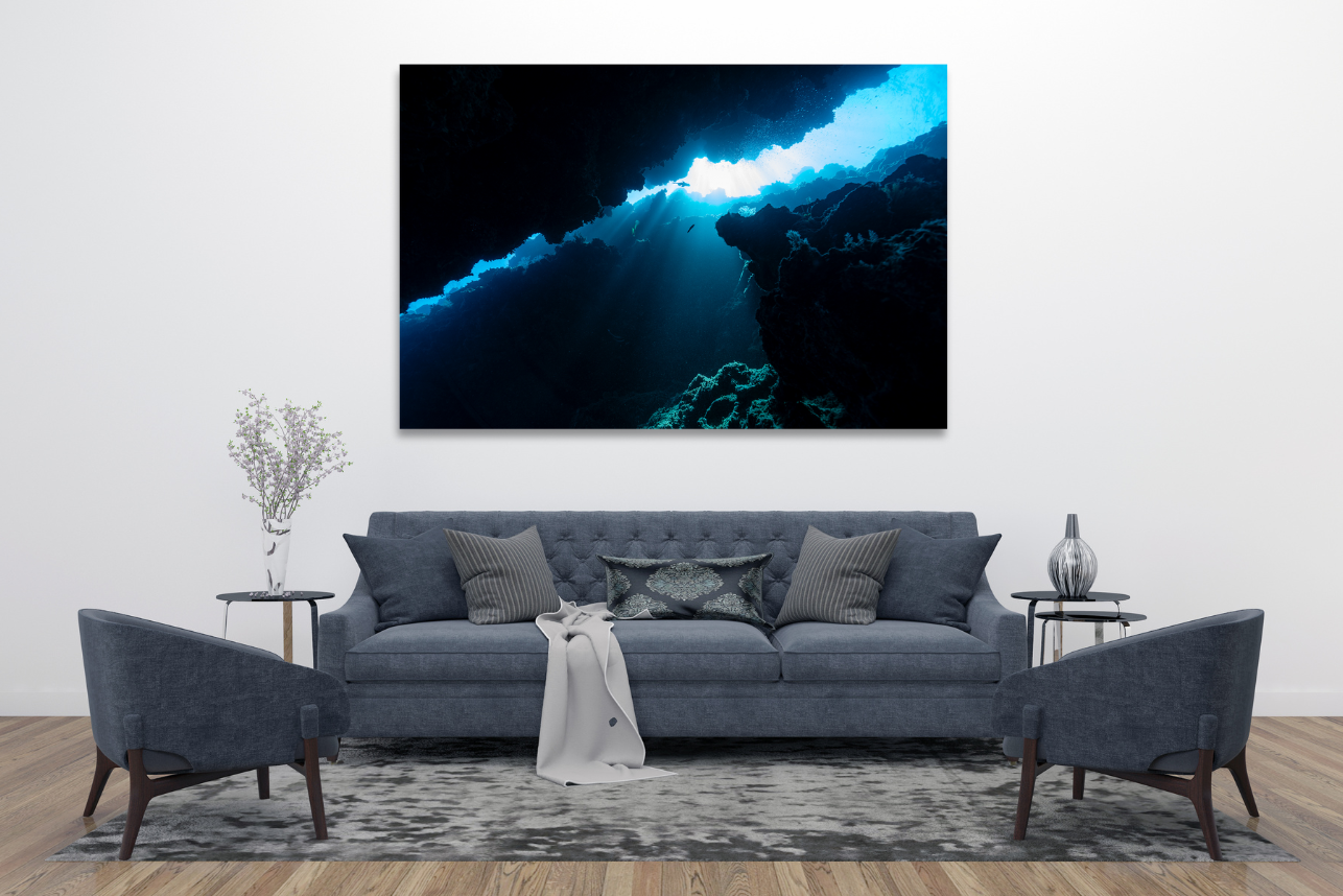Bait Cave - Underwater Reef Print
