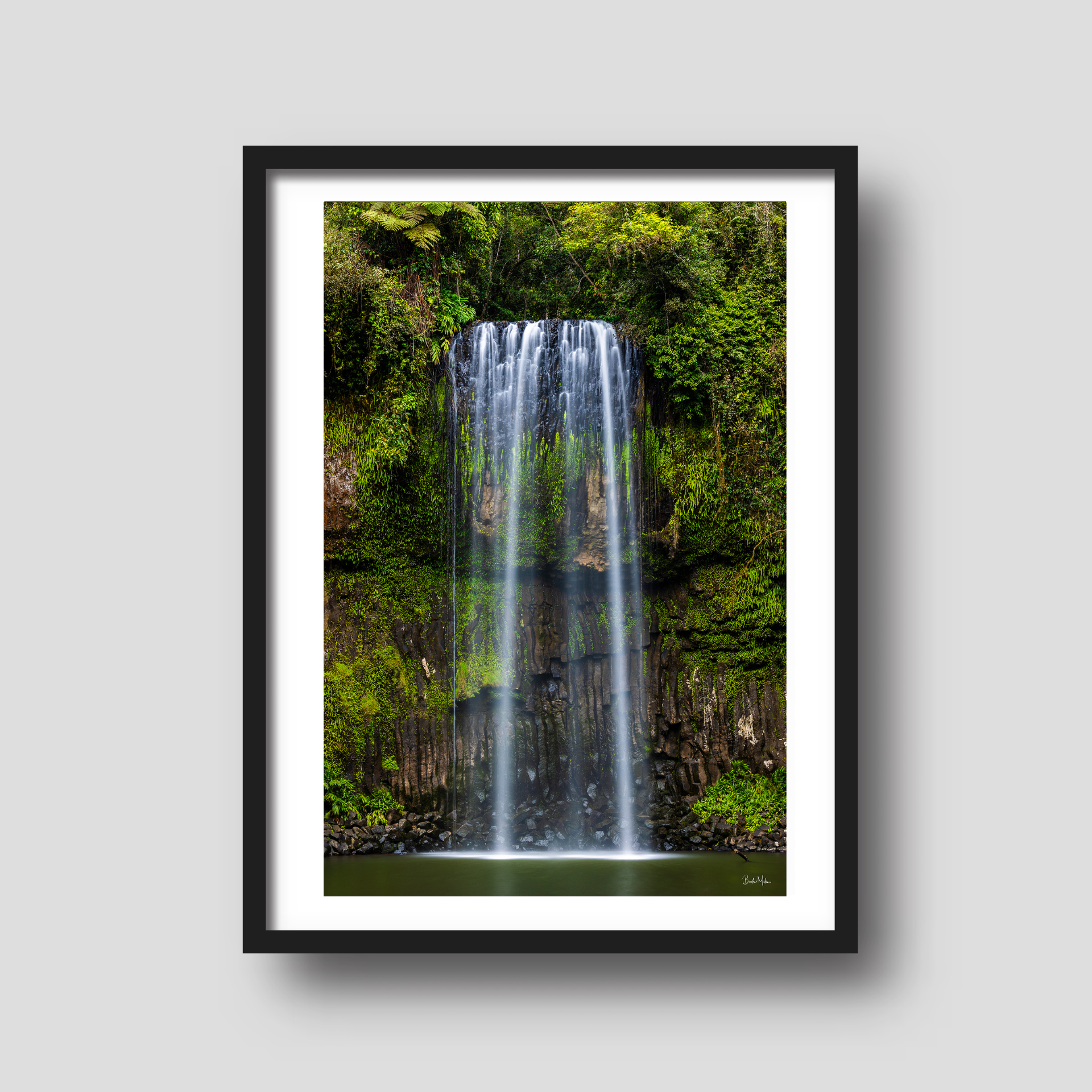 Through the Veil - Waterfall Rainforest Print
