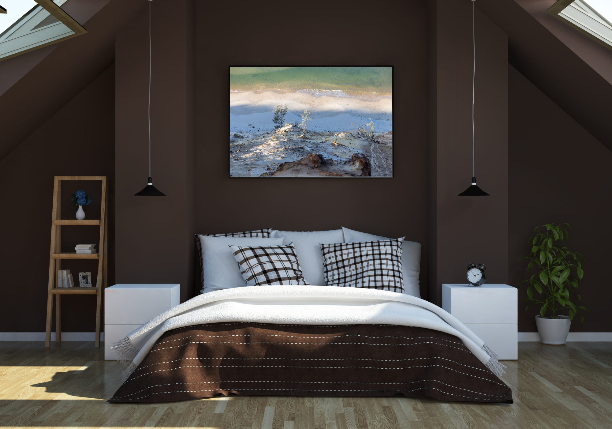 Dune Clock - Nature Coastal Print