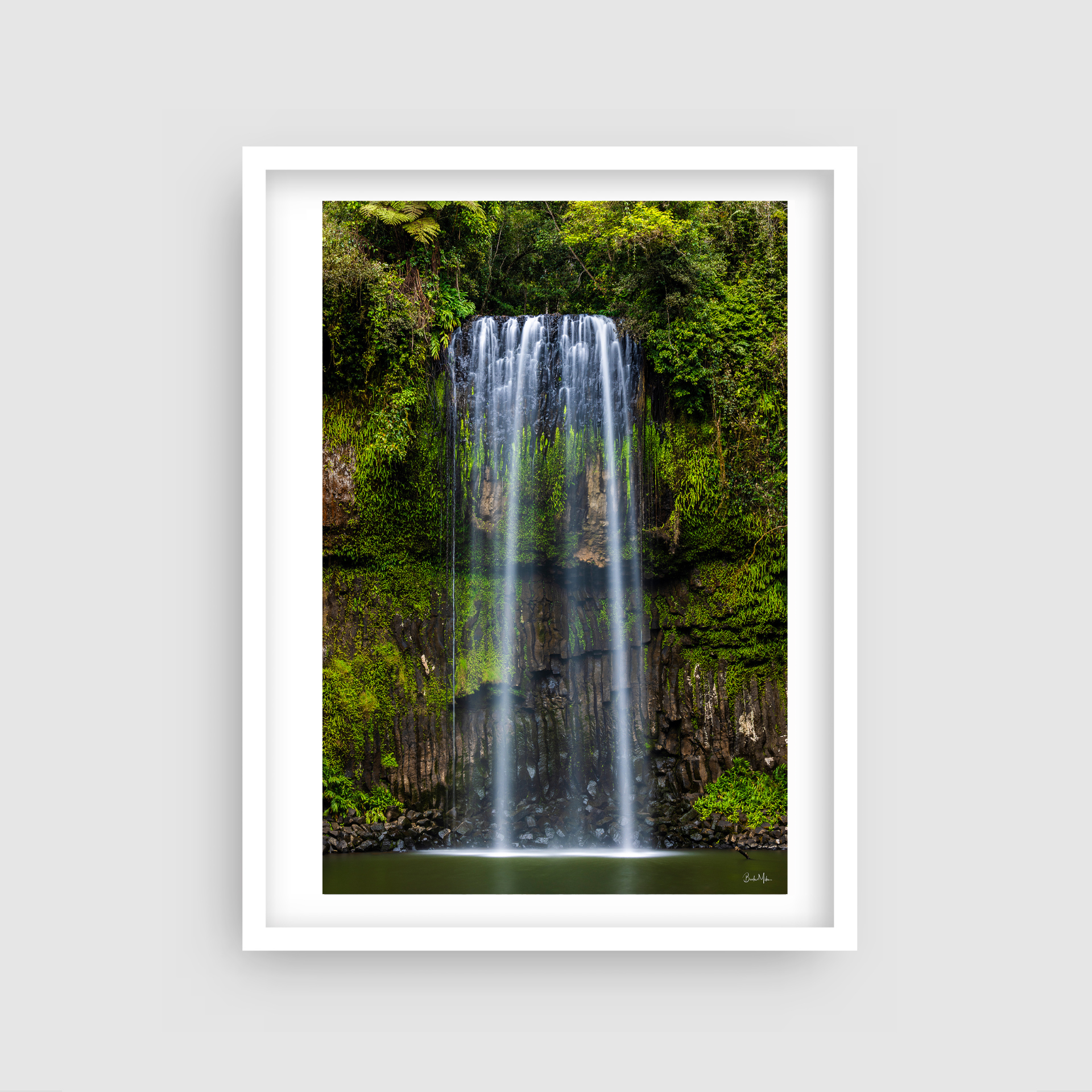Through the Veil - Waterfall Rainforest Print