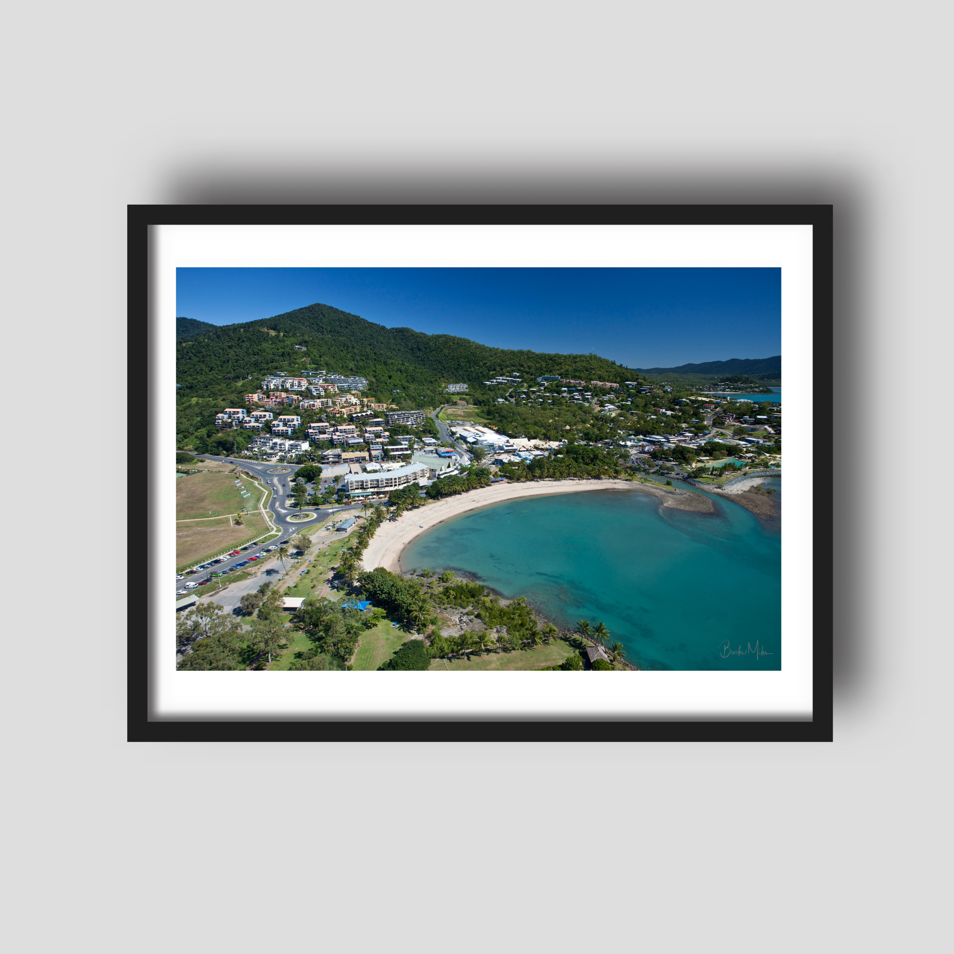 Airlie Horseshoe - Whitsundays Print