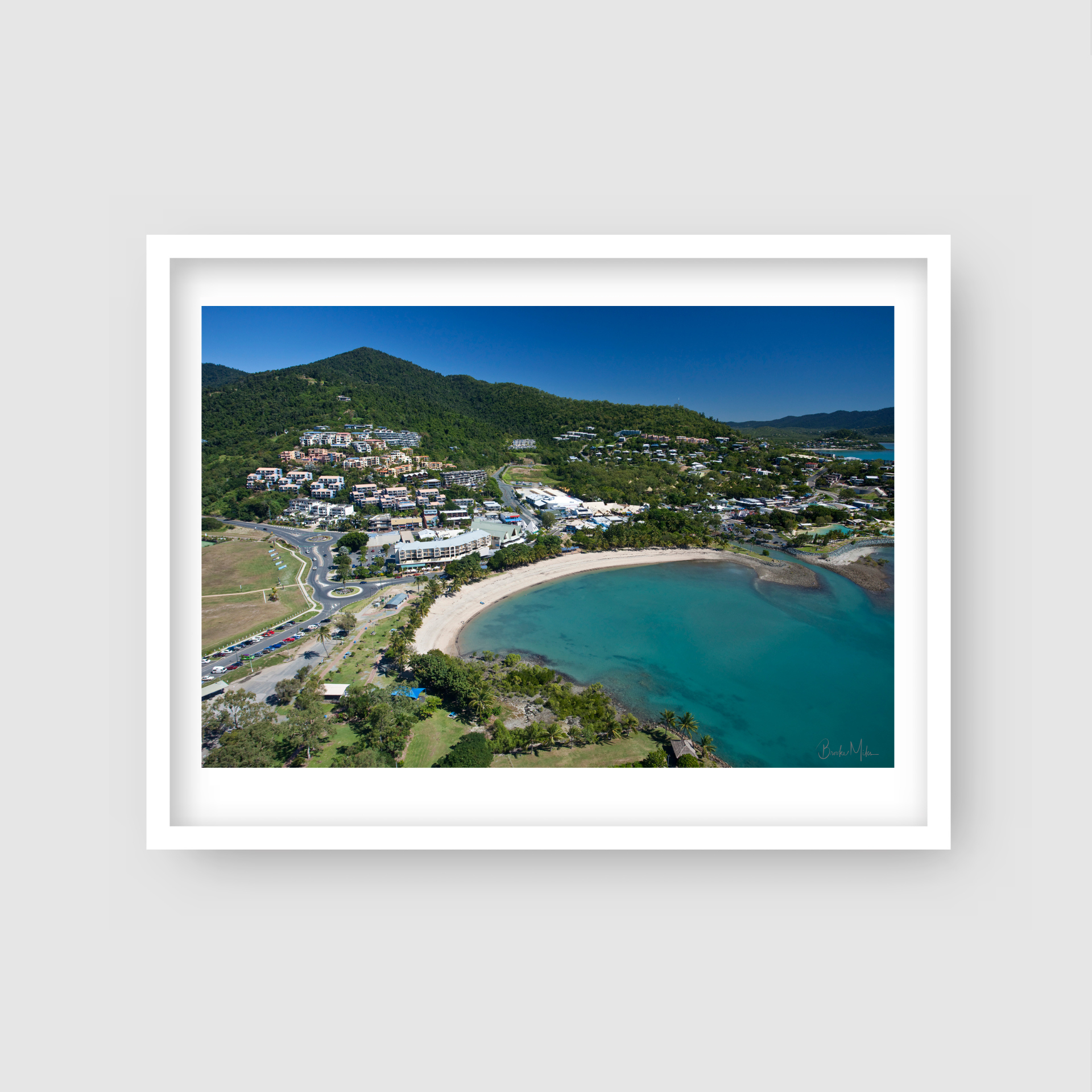 Airlie Horseshoe - Whitsundays Print