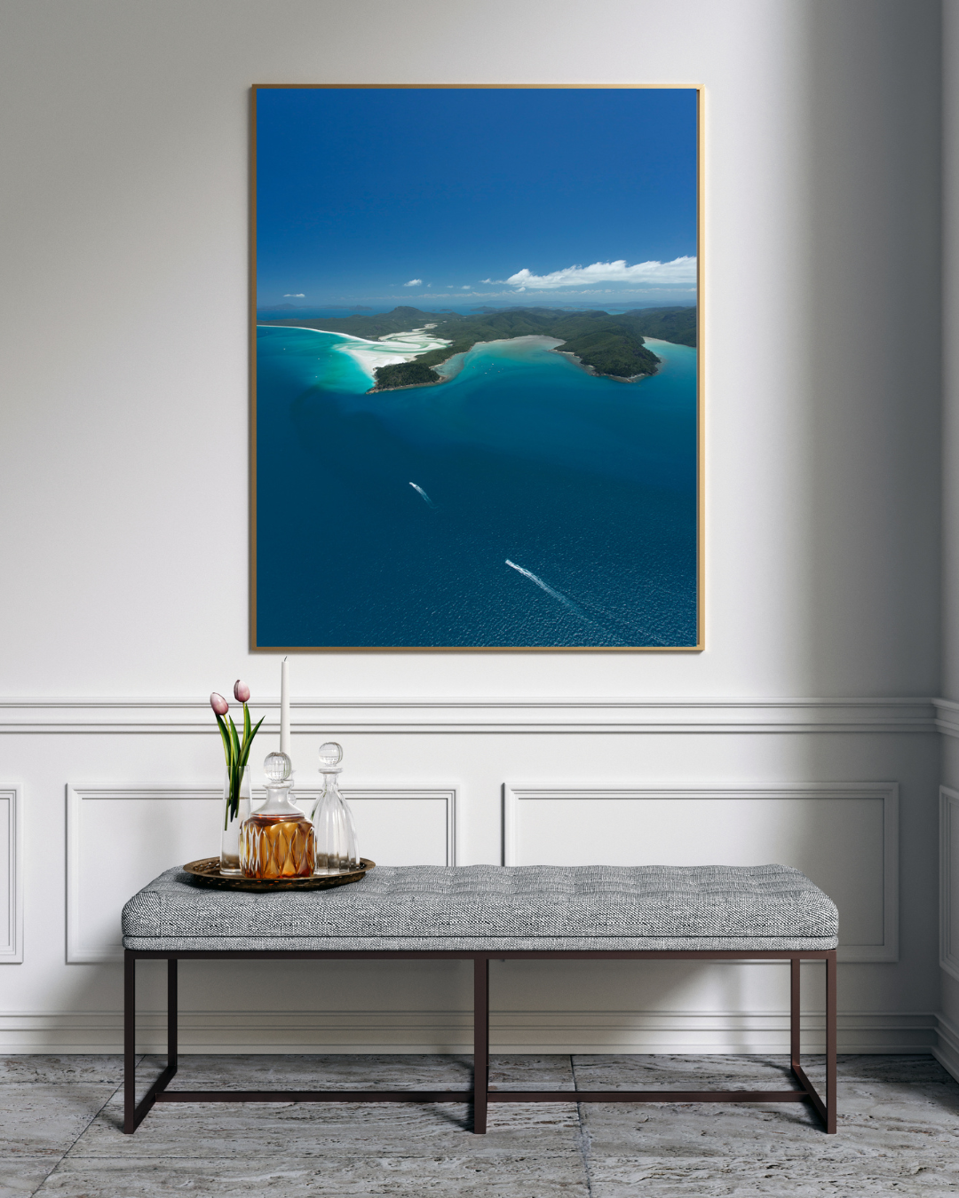 Before the Bay - Whitehaven Beach Print
