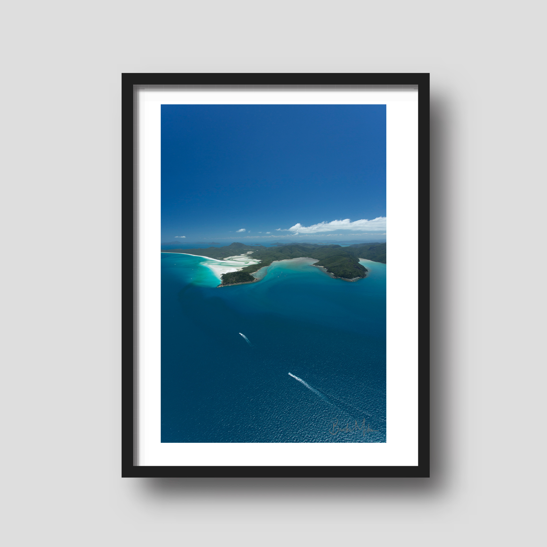 Before the Bay - Whitehaven Beach Print