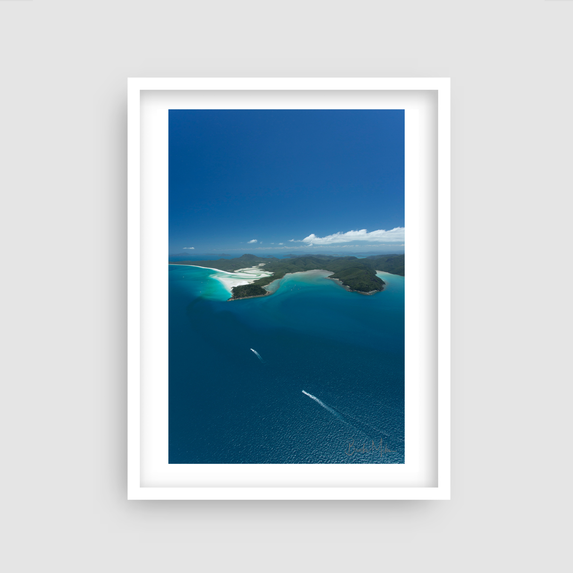 Before the Bay - Whitehaven Beach Print