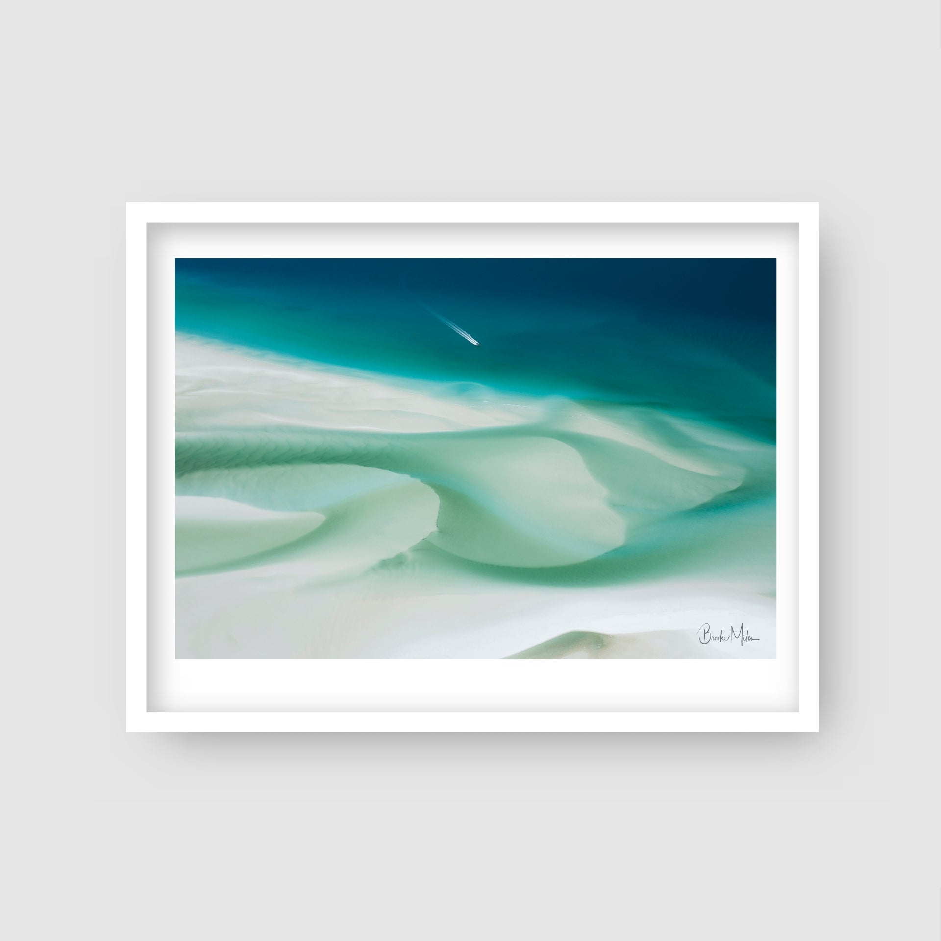 Comet - Hill Inlet Aerial Print