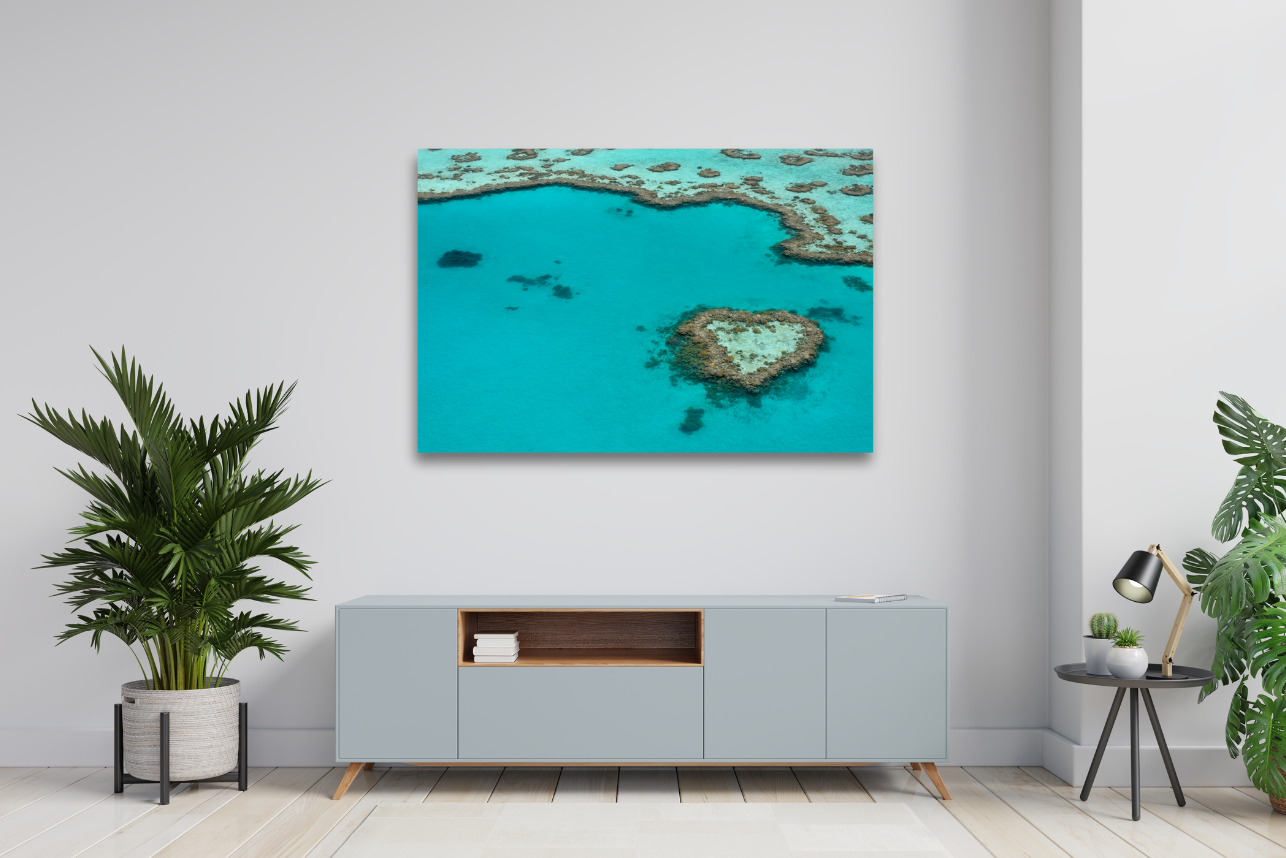 Coral Heart - Heart Reef Print