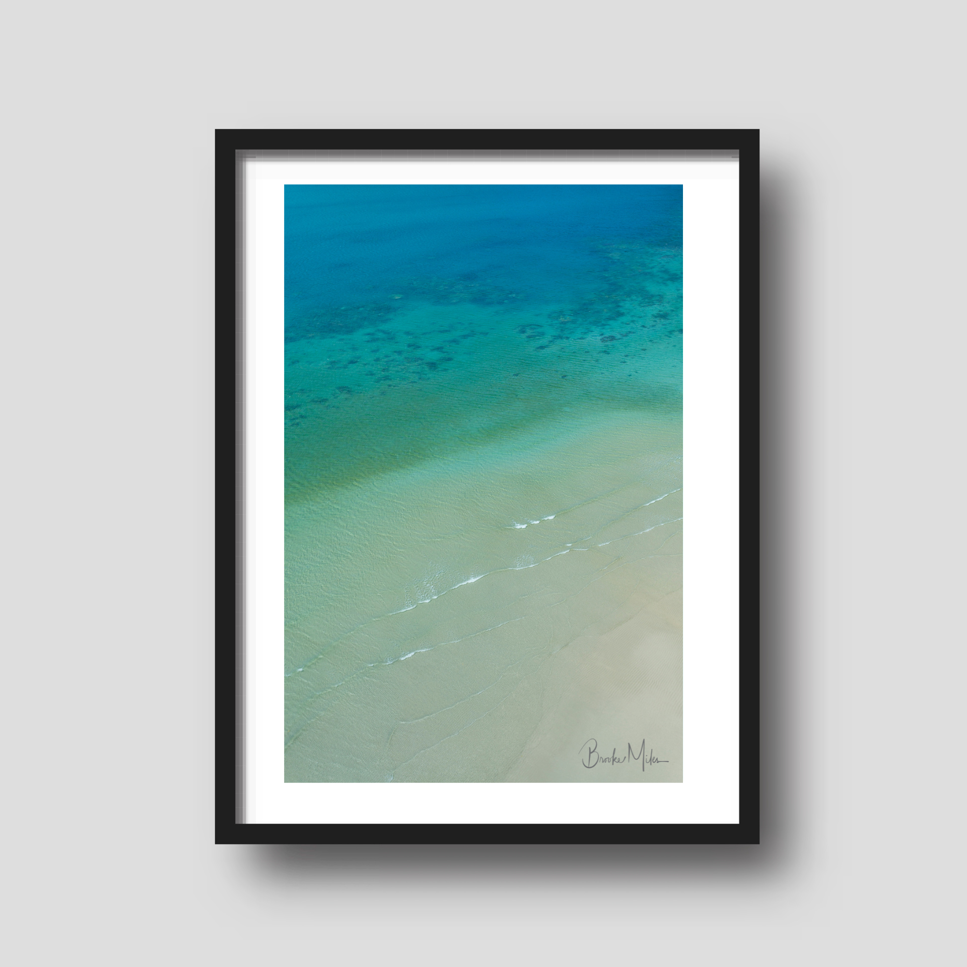 Debbie - Whitehaven Beach Print