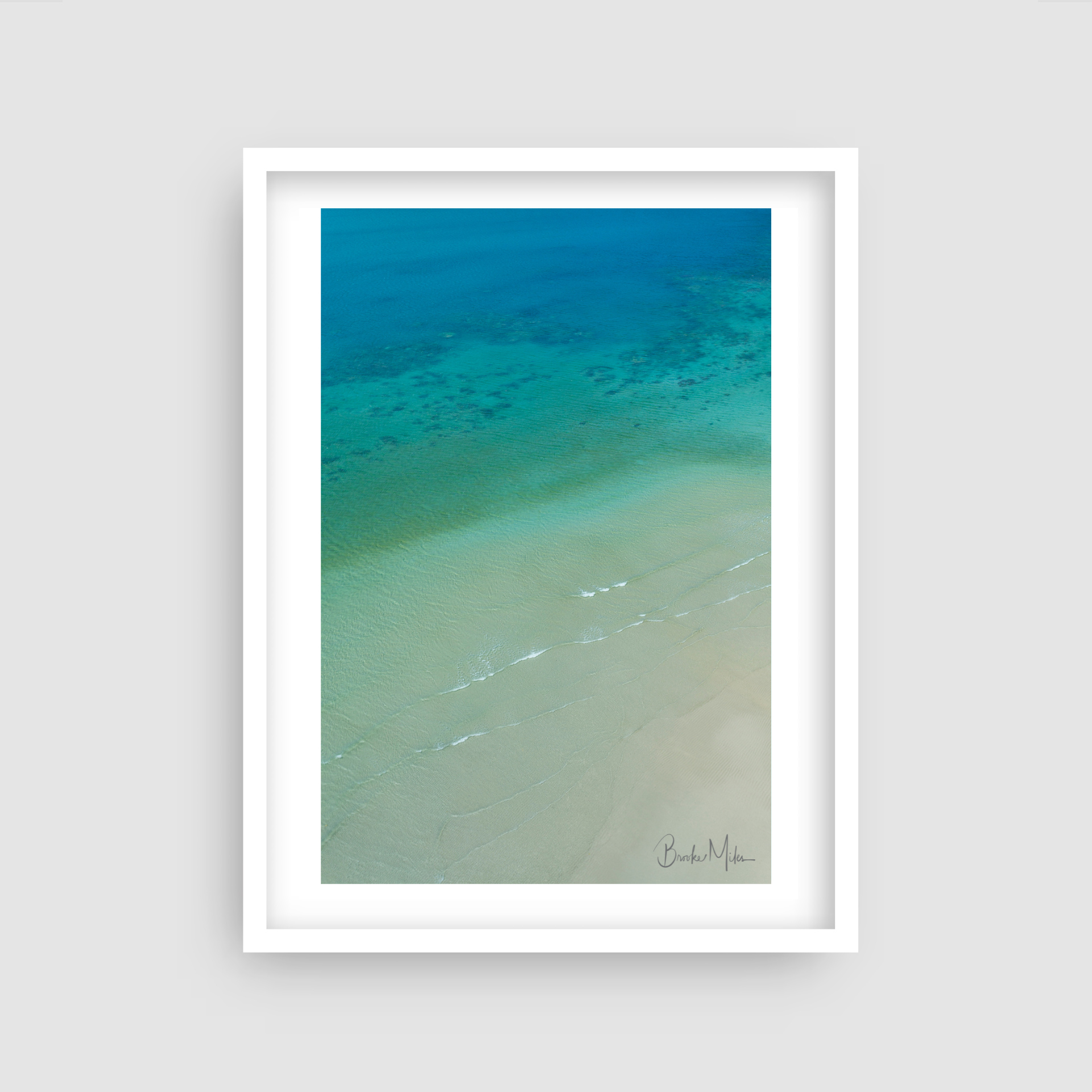 Debbie - Whitehaven Beach Print