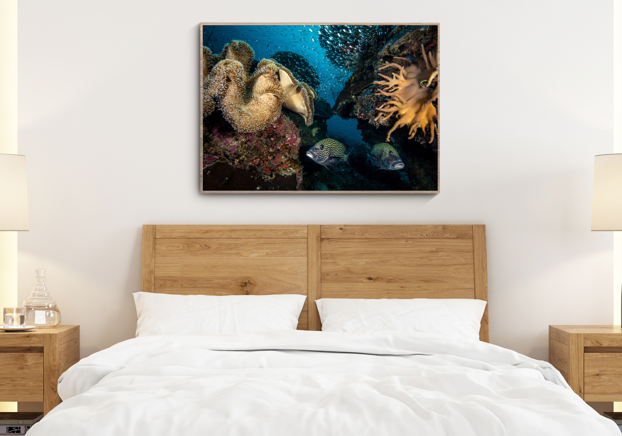 Double Trouble - Underwater Reef Print
