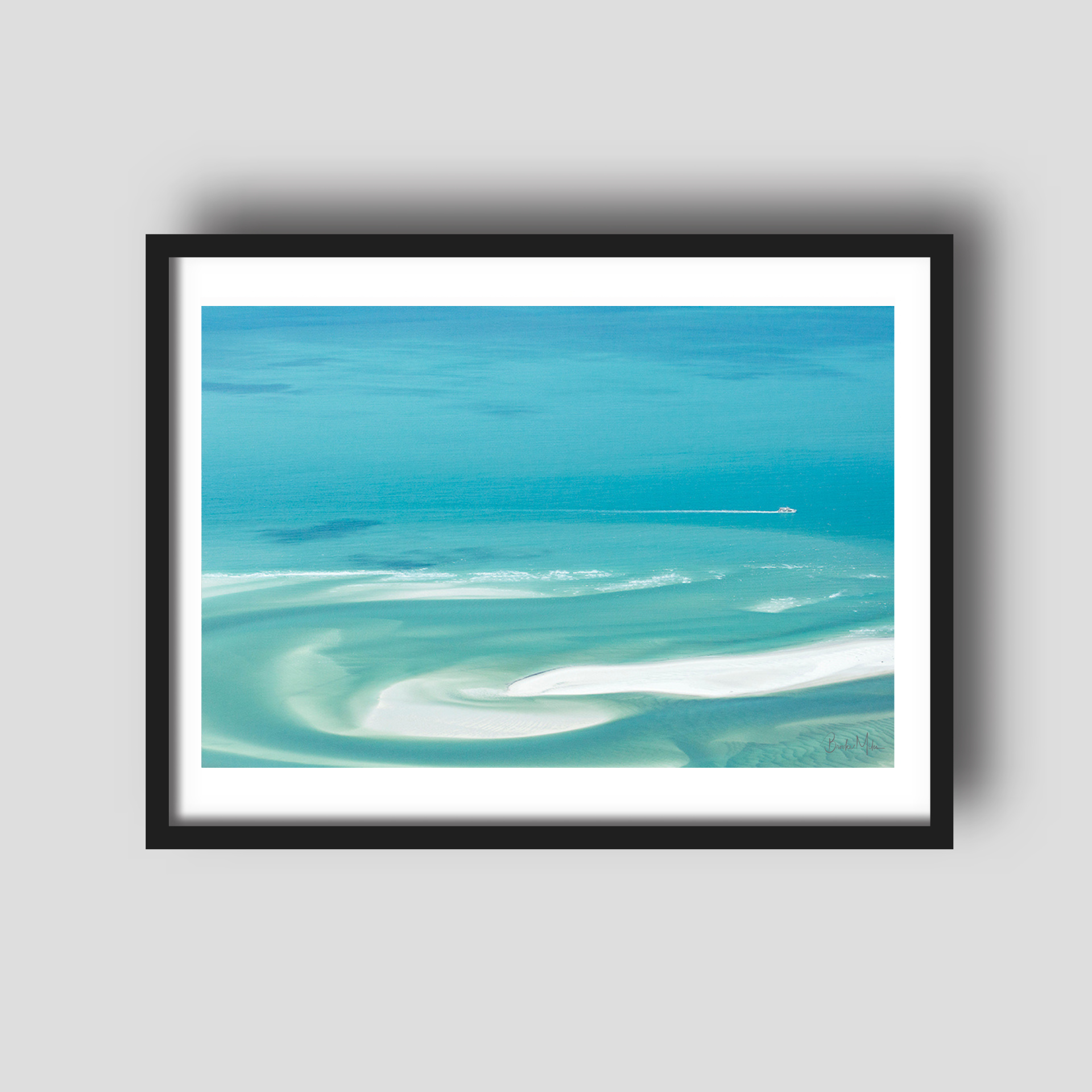 Inlet Cruisin - Hill Inlet Aerial Print