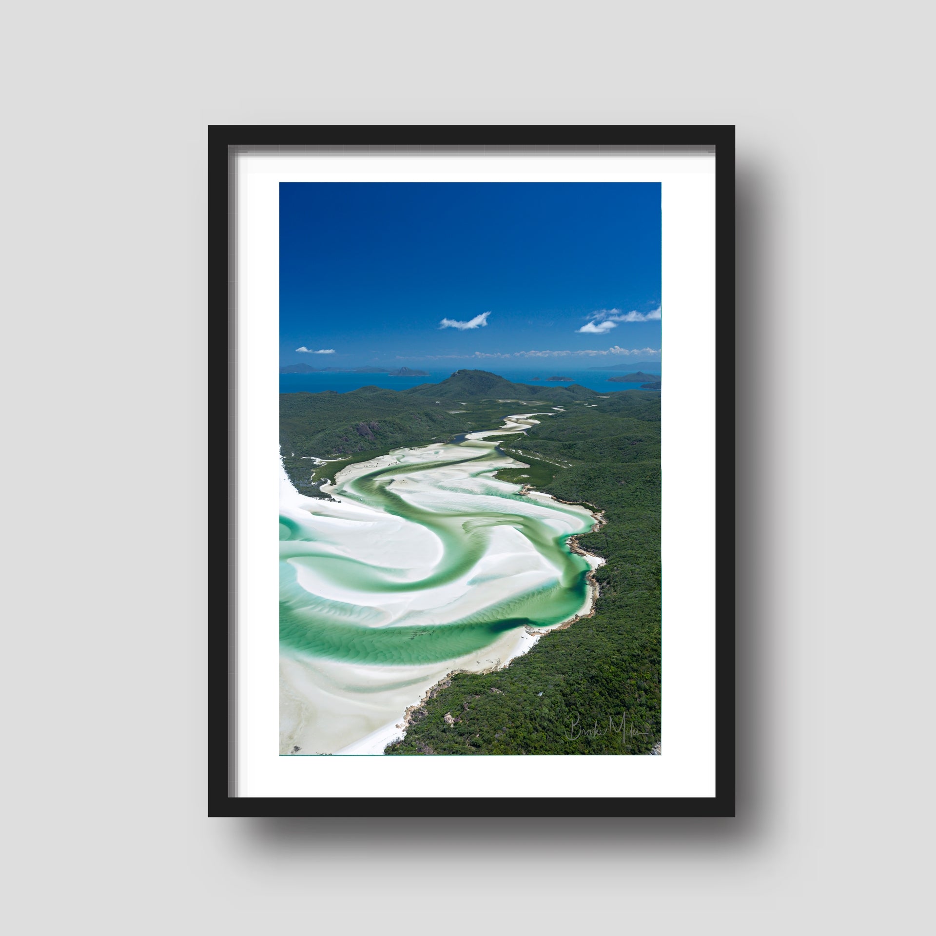 Inlet Views - Hill Inlet Aerial Print