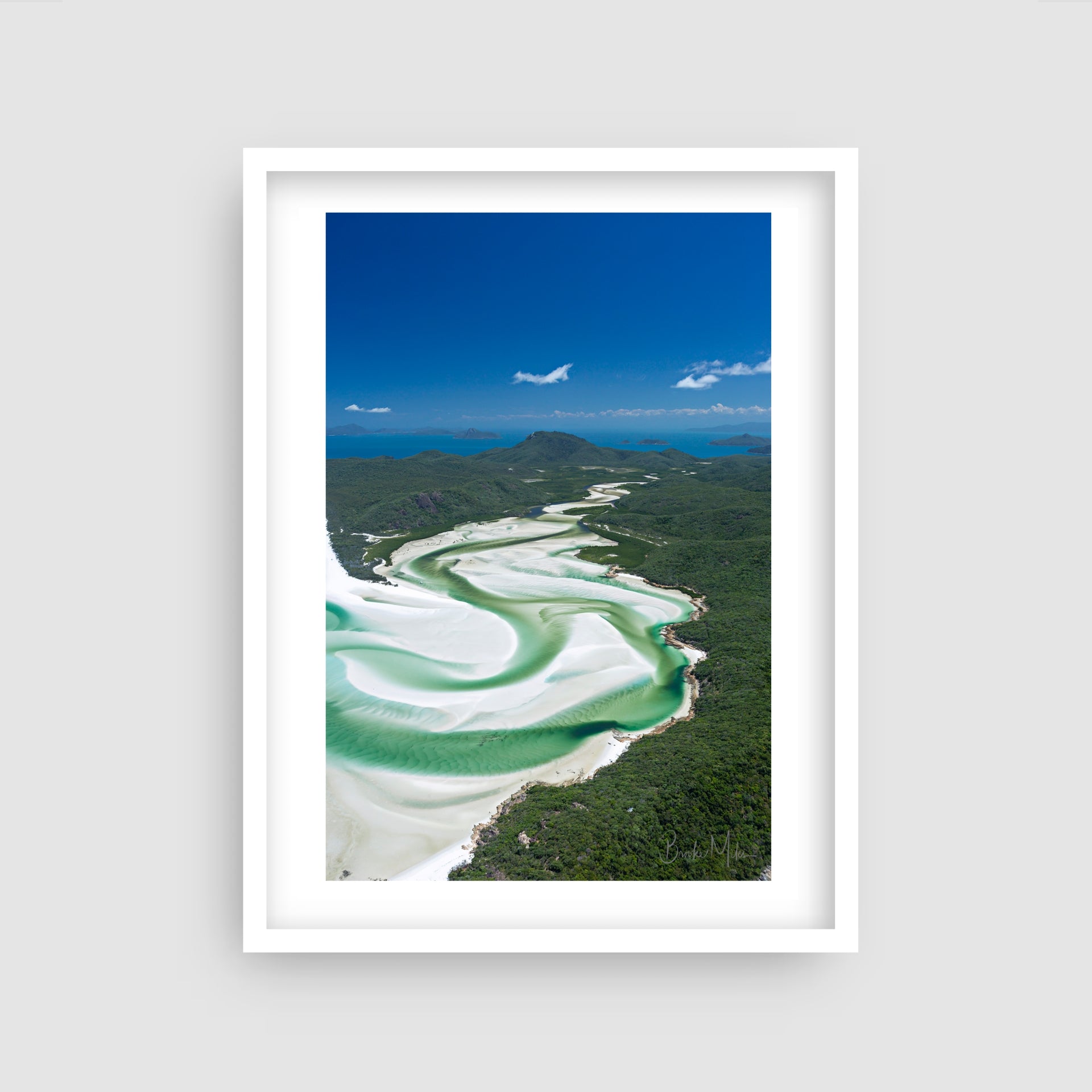 Inlet Views - Hill Inlet Aerial Print