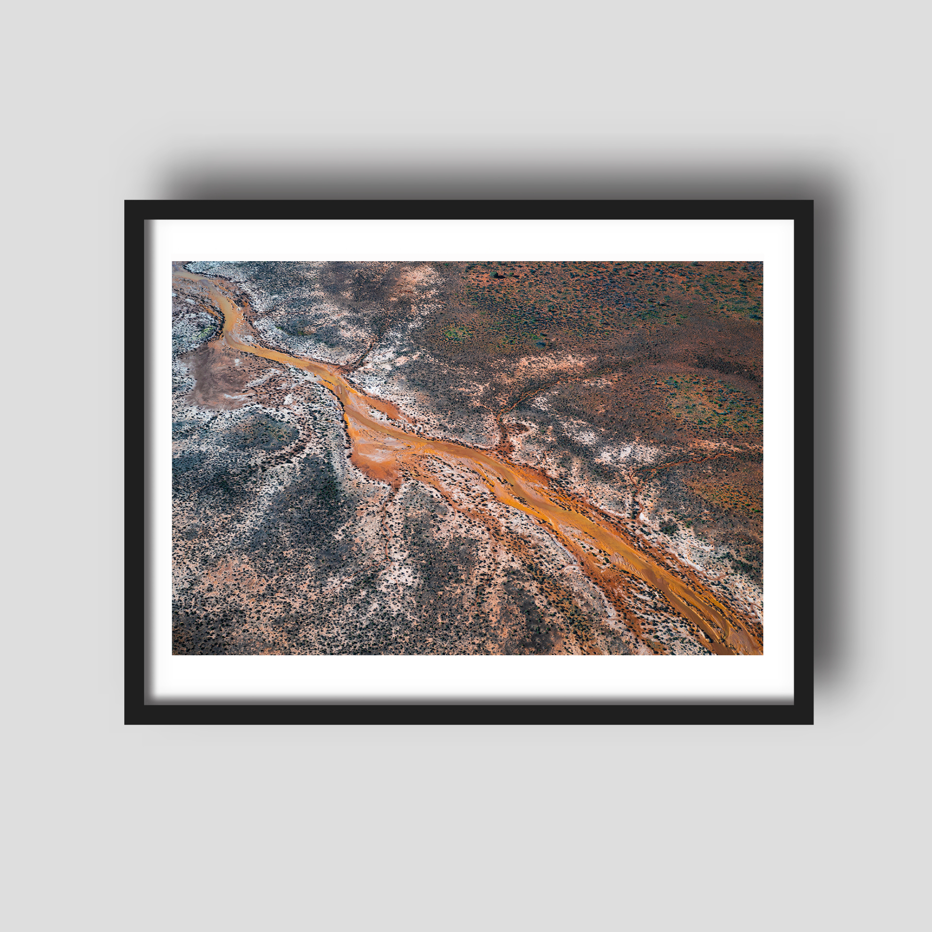 Iron Tracks - Nature Coastal Print