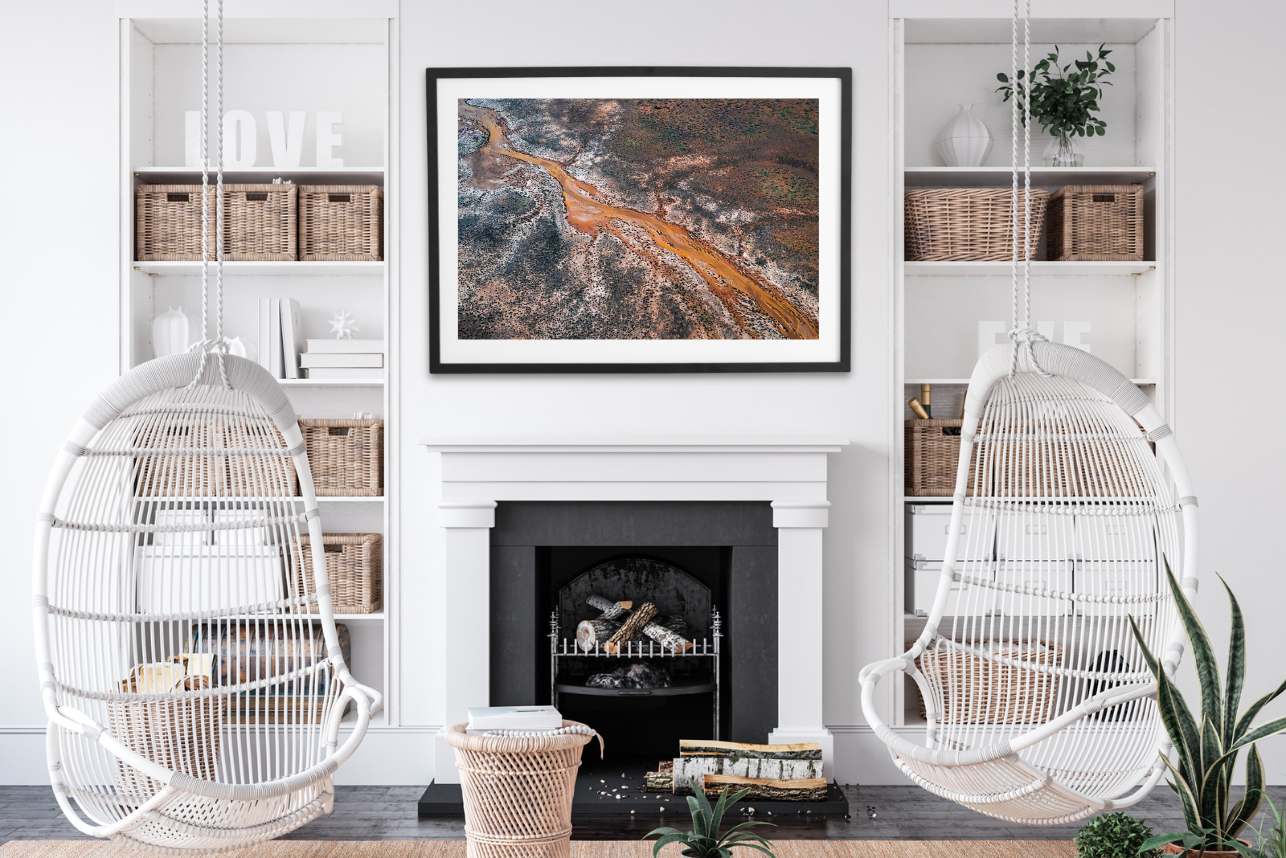 Iron Tracks - Nature Coastal Print