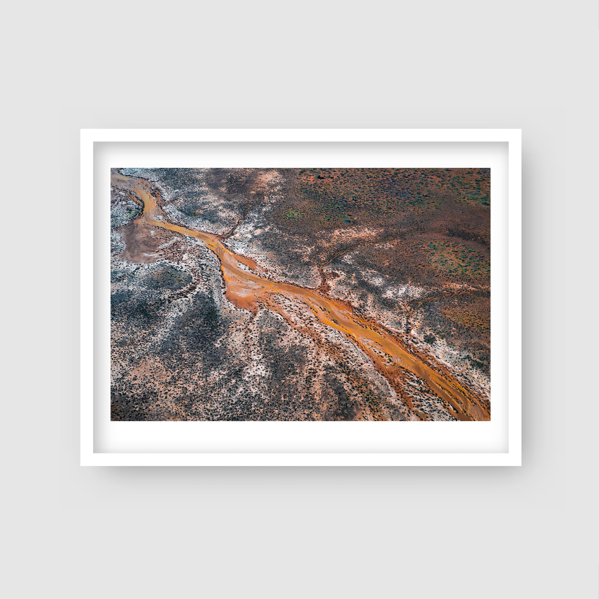 Iron Tracks - Nature Coastal Print