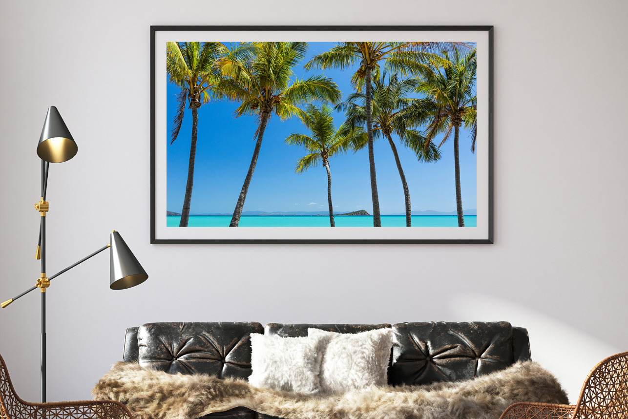 Island Oasis - Island Palm Tree Print