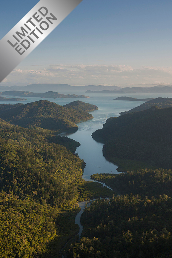 Gulnare's Reach - Hill Inlet Aerial Print