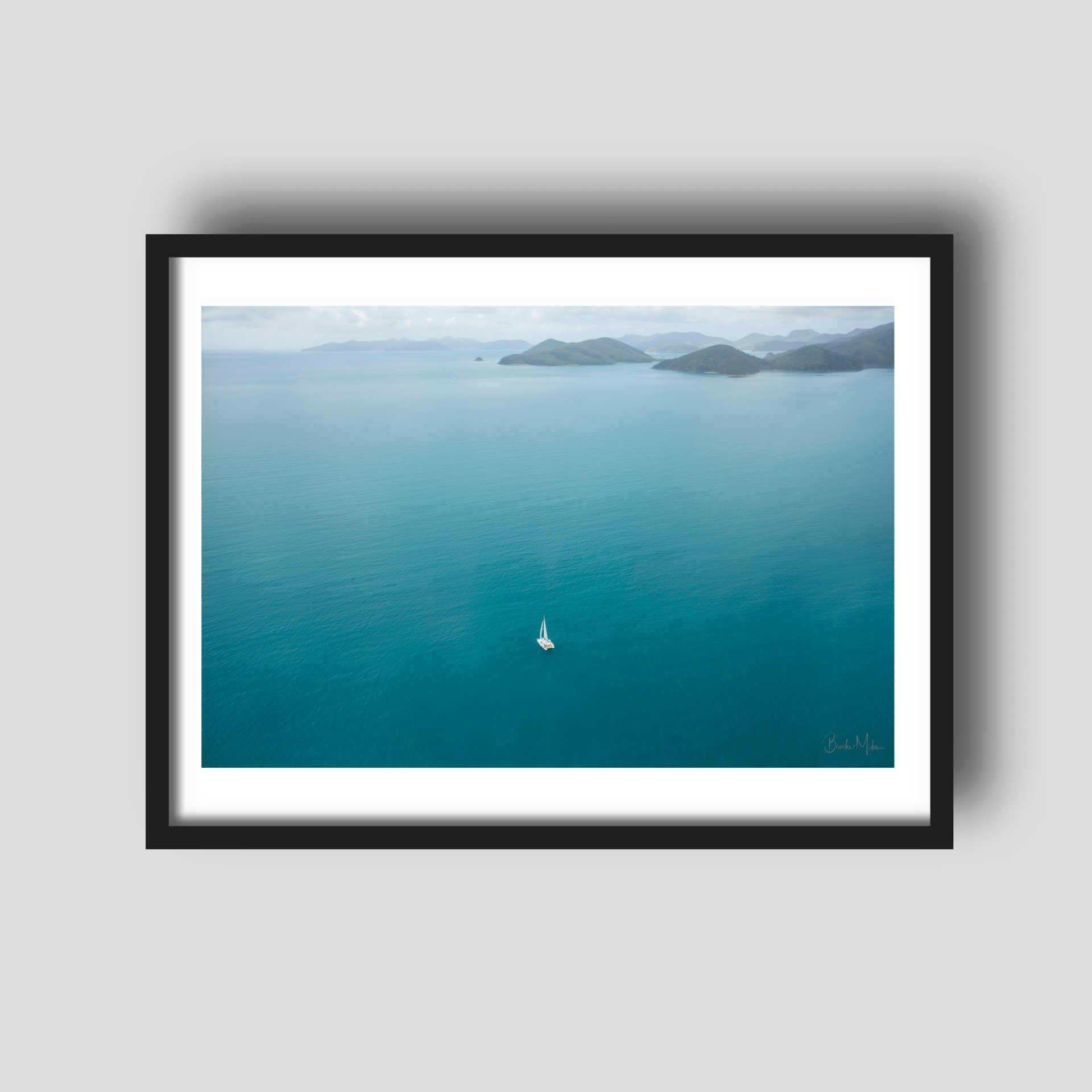 Lone Sailor - Ocean Print