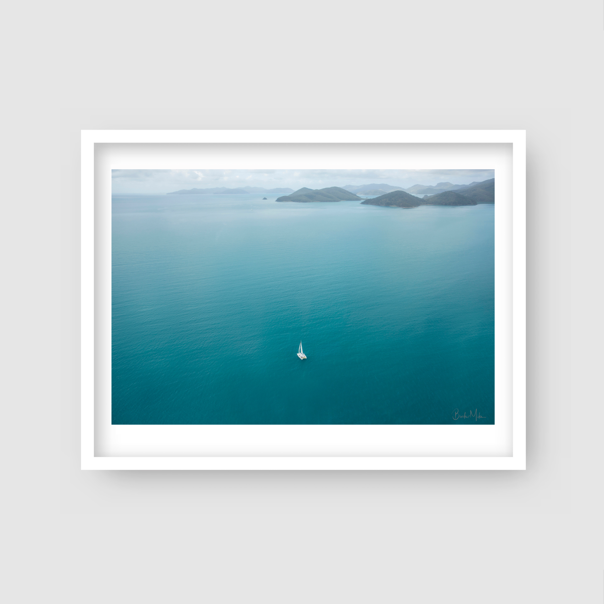 Lone Sailor - Ocean Print
