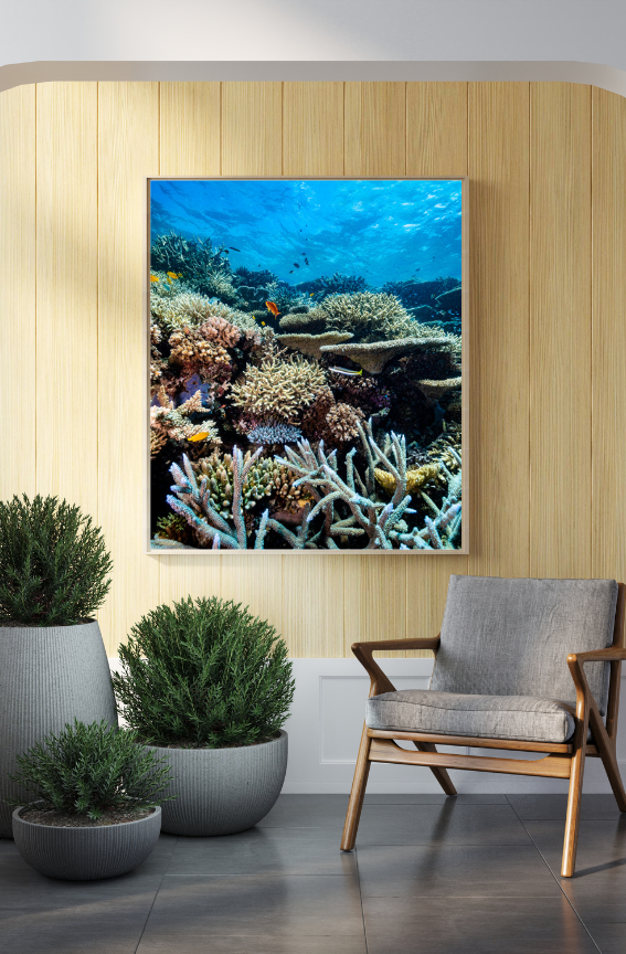 Lower Levels - Underwater Reef Print