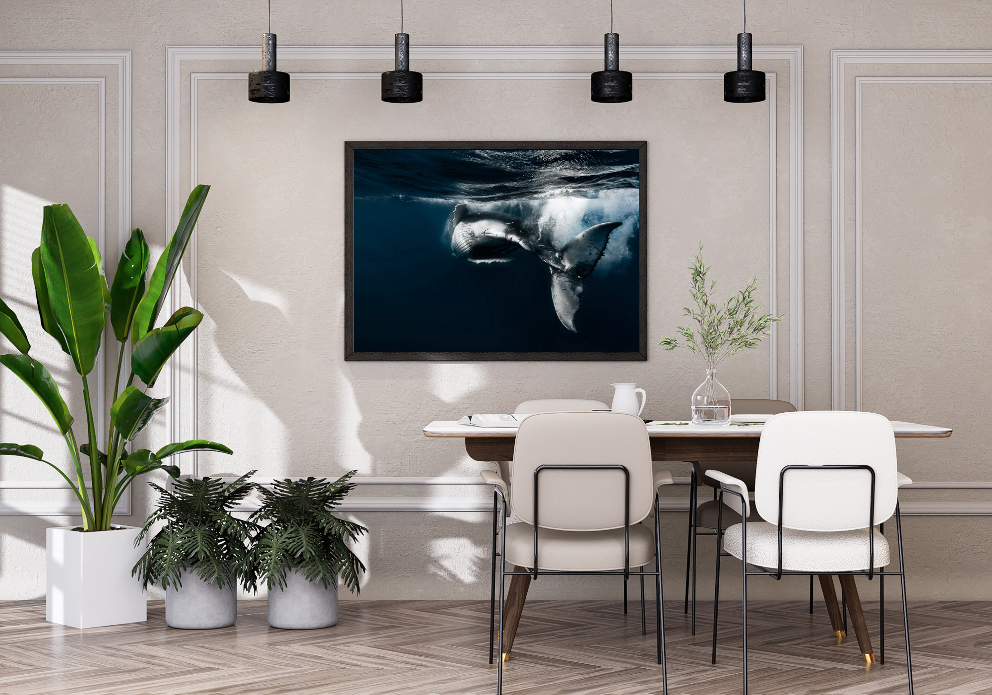Midnight Dancer - Humpback Whale Print