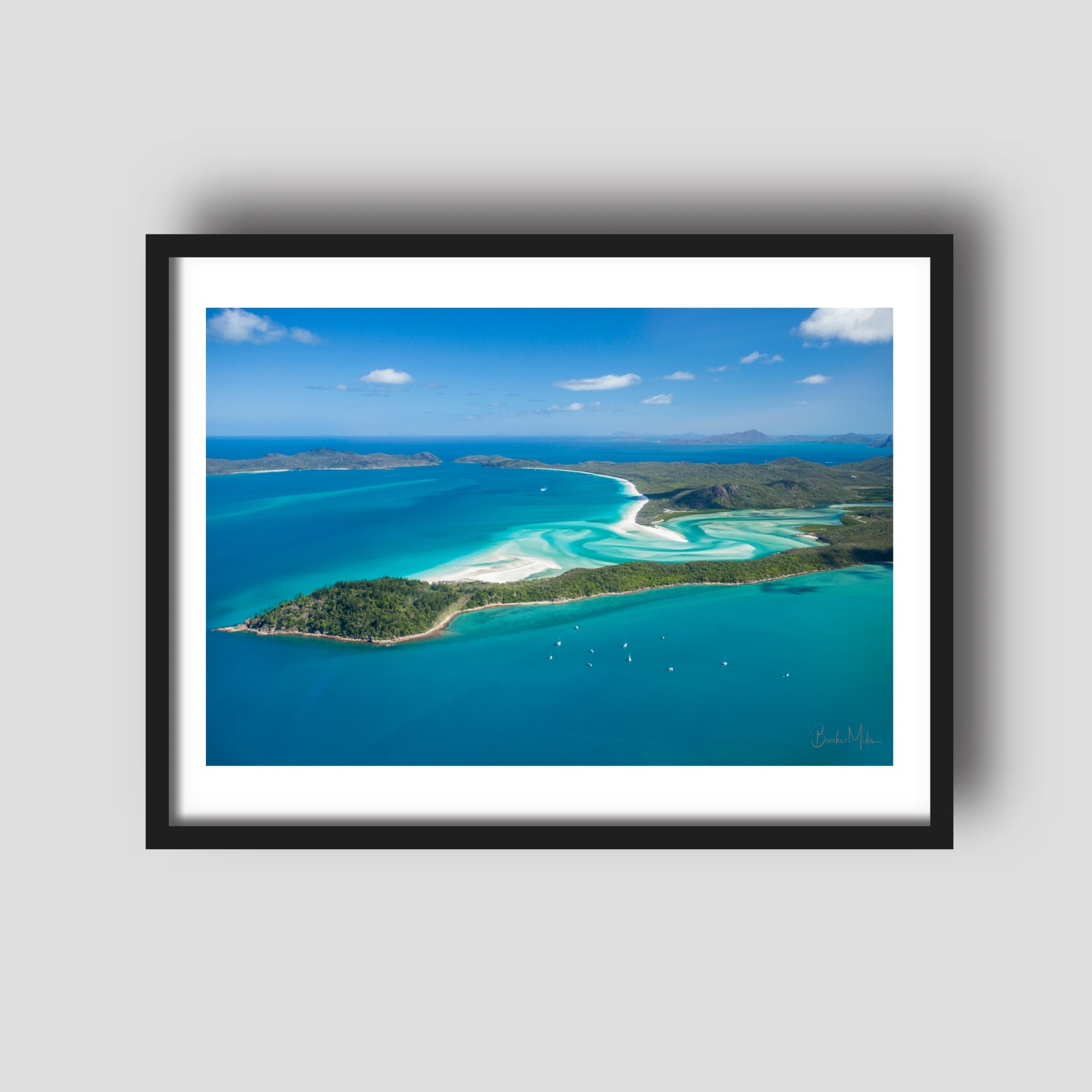 Over The Saddle - Whitehaven Print
