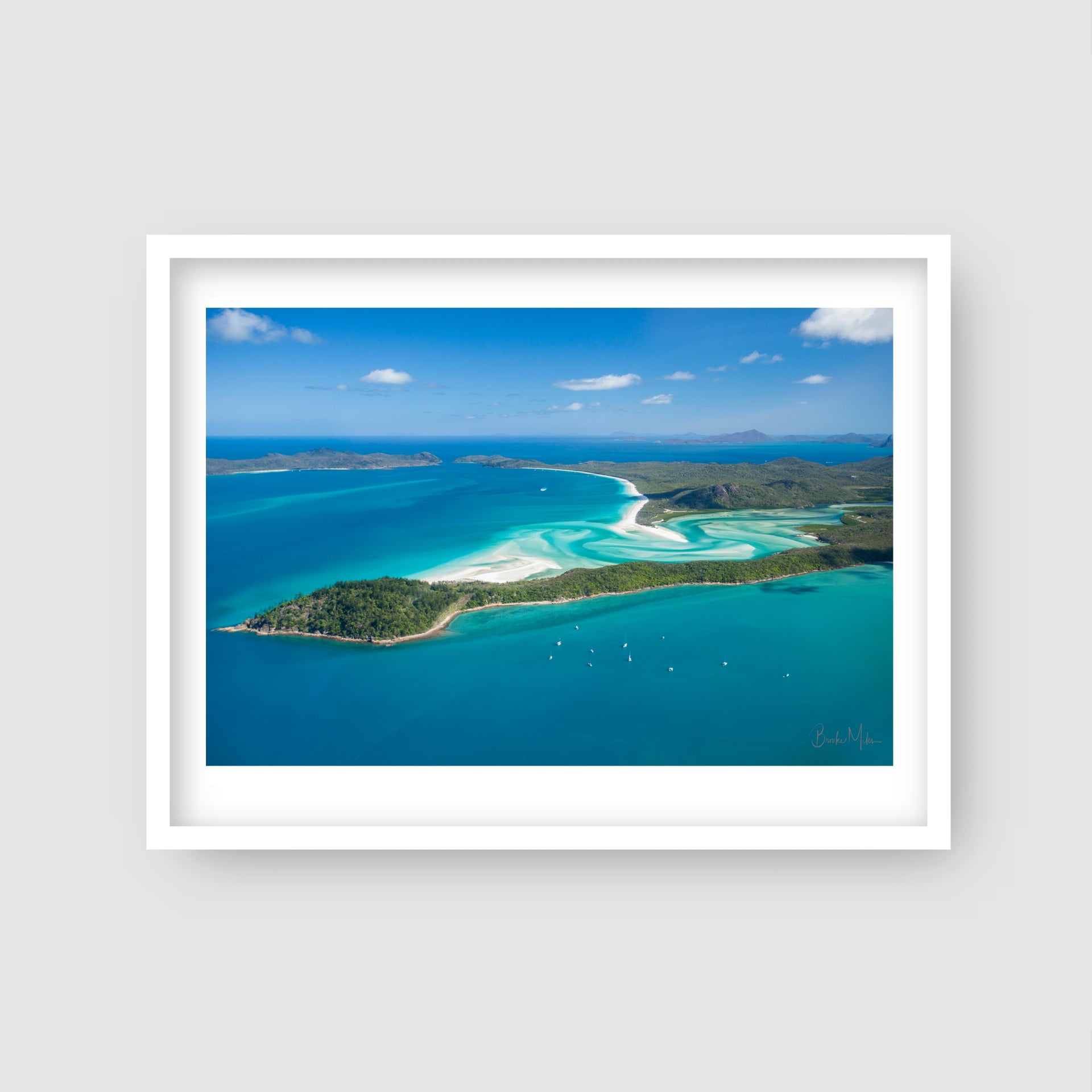 Over The Saddle - Whitehaven Print