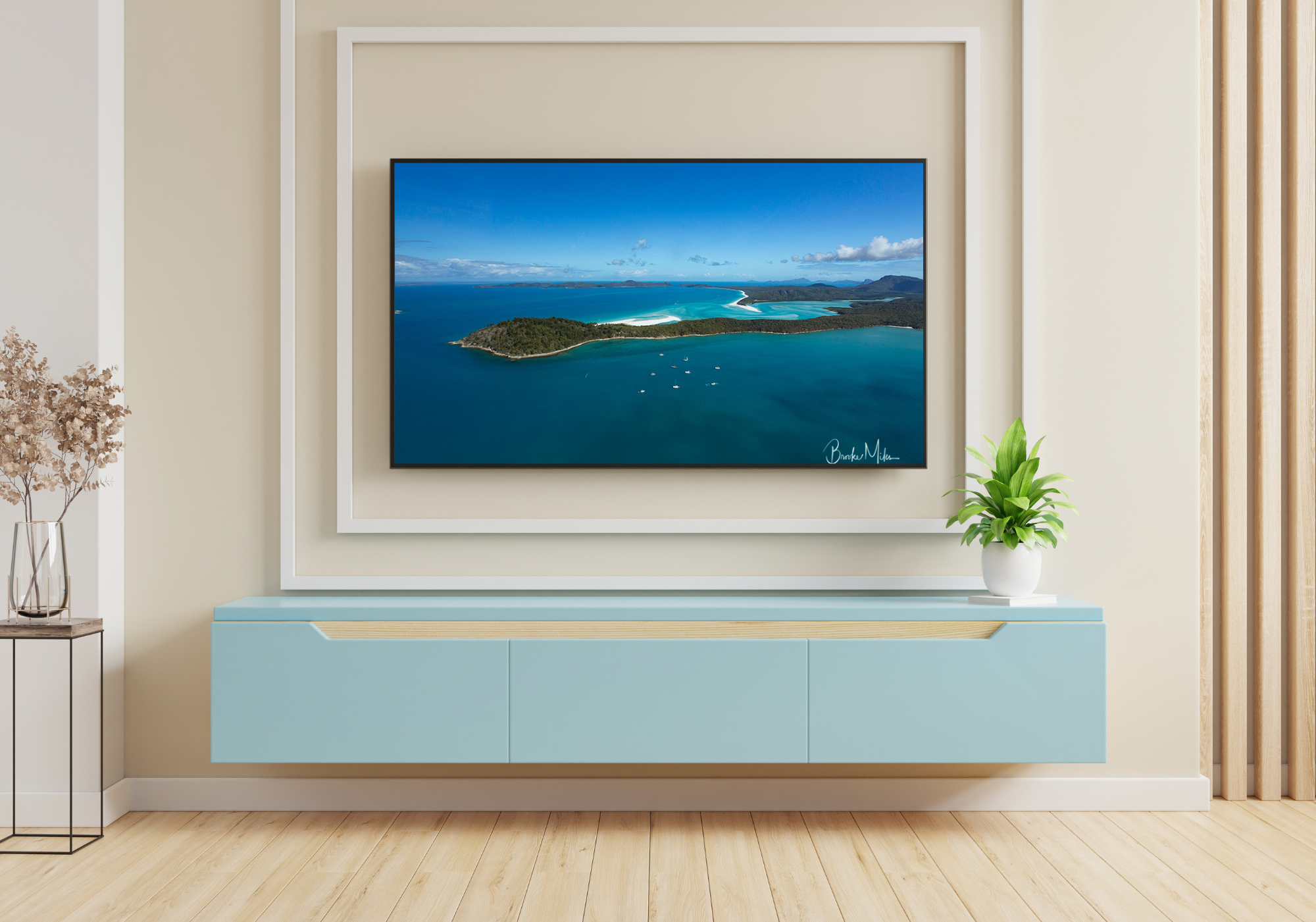 Over The Saddle - Whitehaven Print
