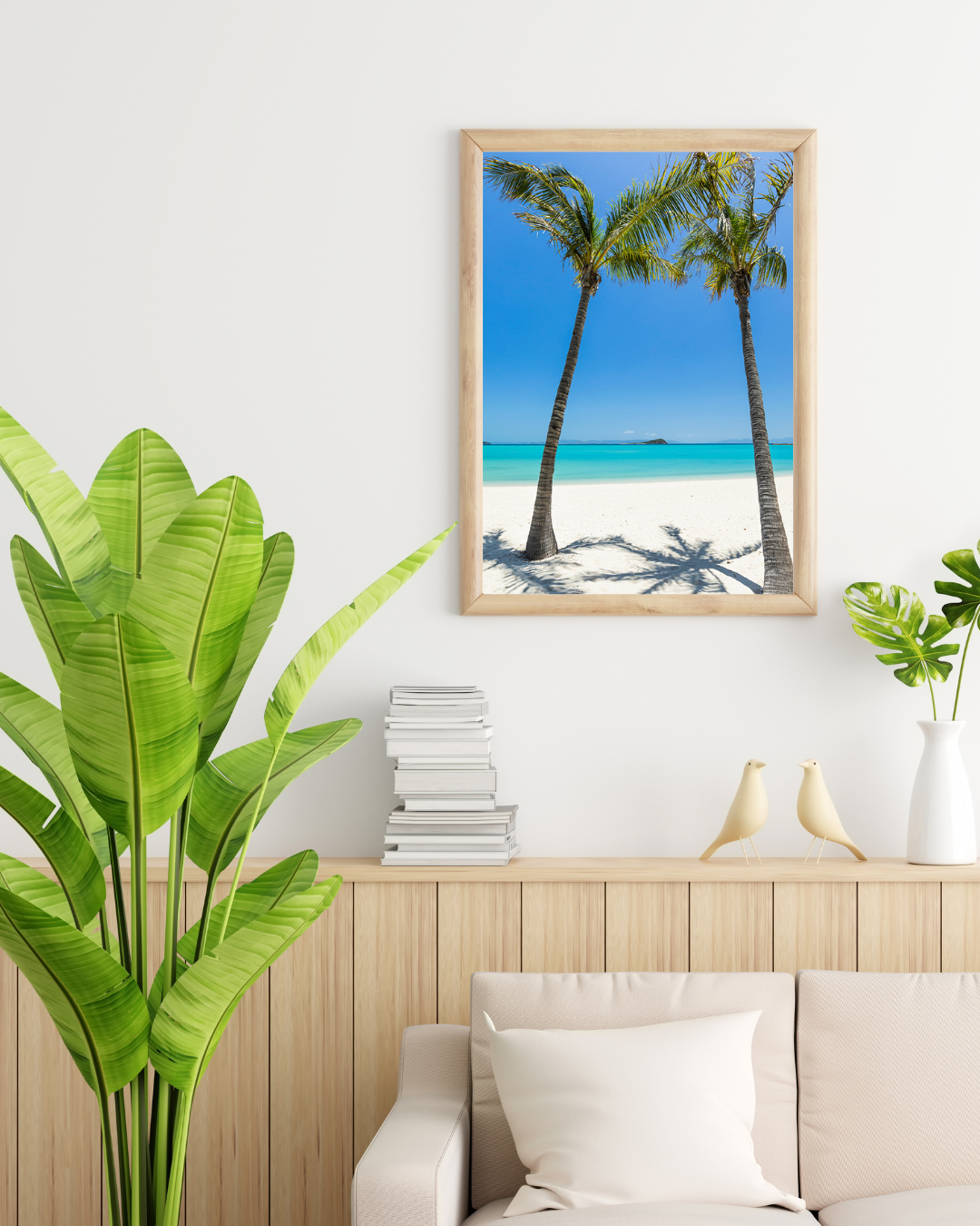 Palm Horizons - Palm Tree Beach Print