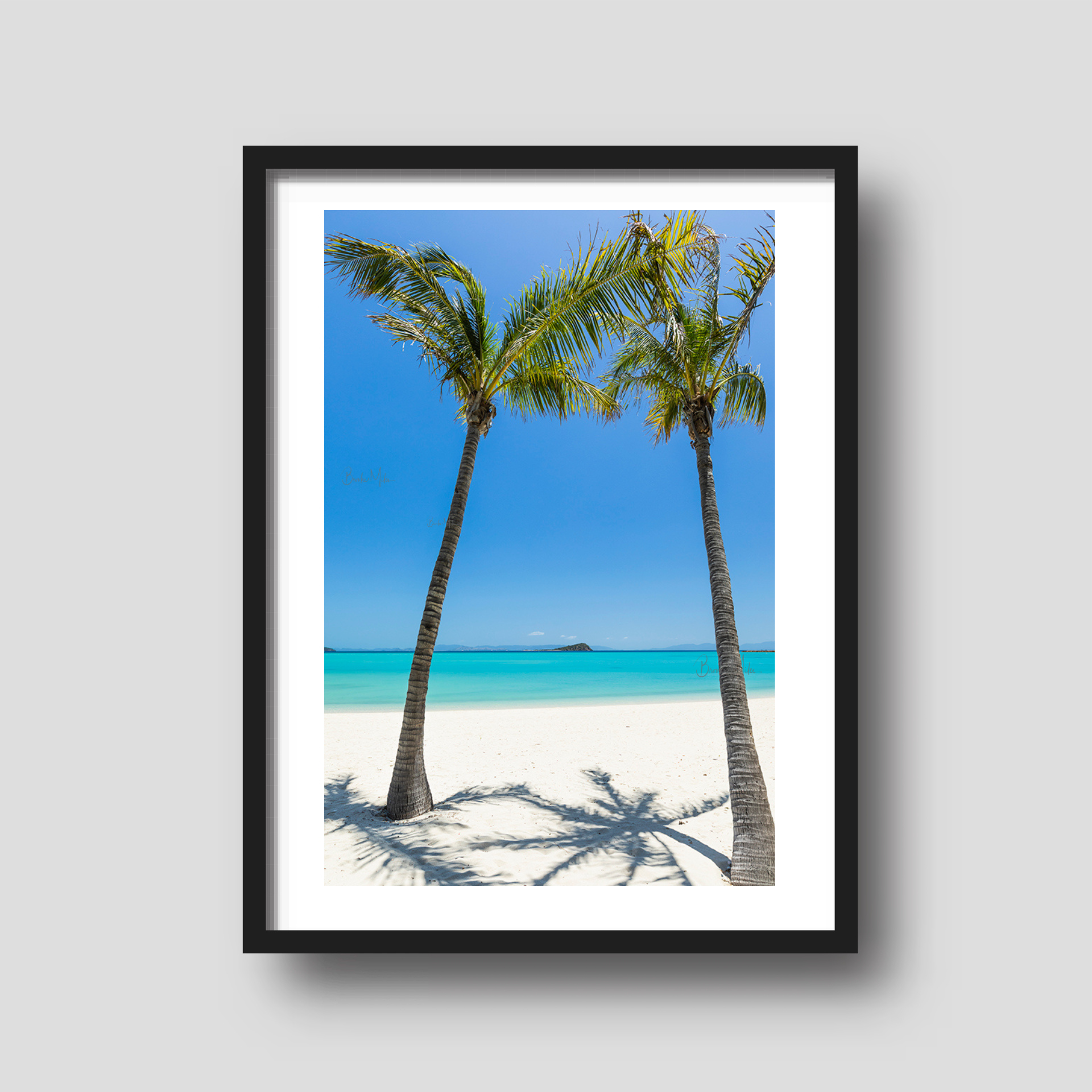 Palm Horizons - Palm Tree Beach Print