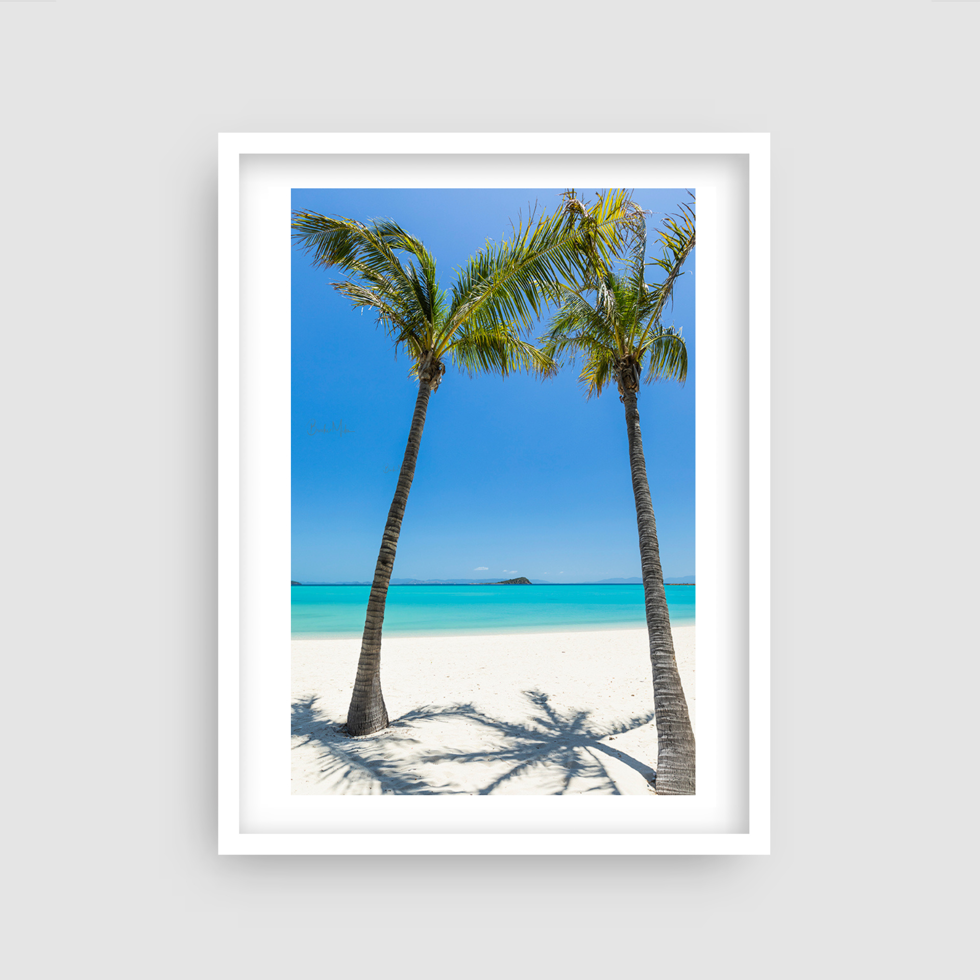 Palm Horizons - Palm Tree Beach Print