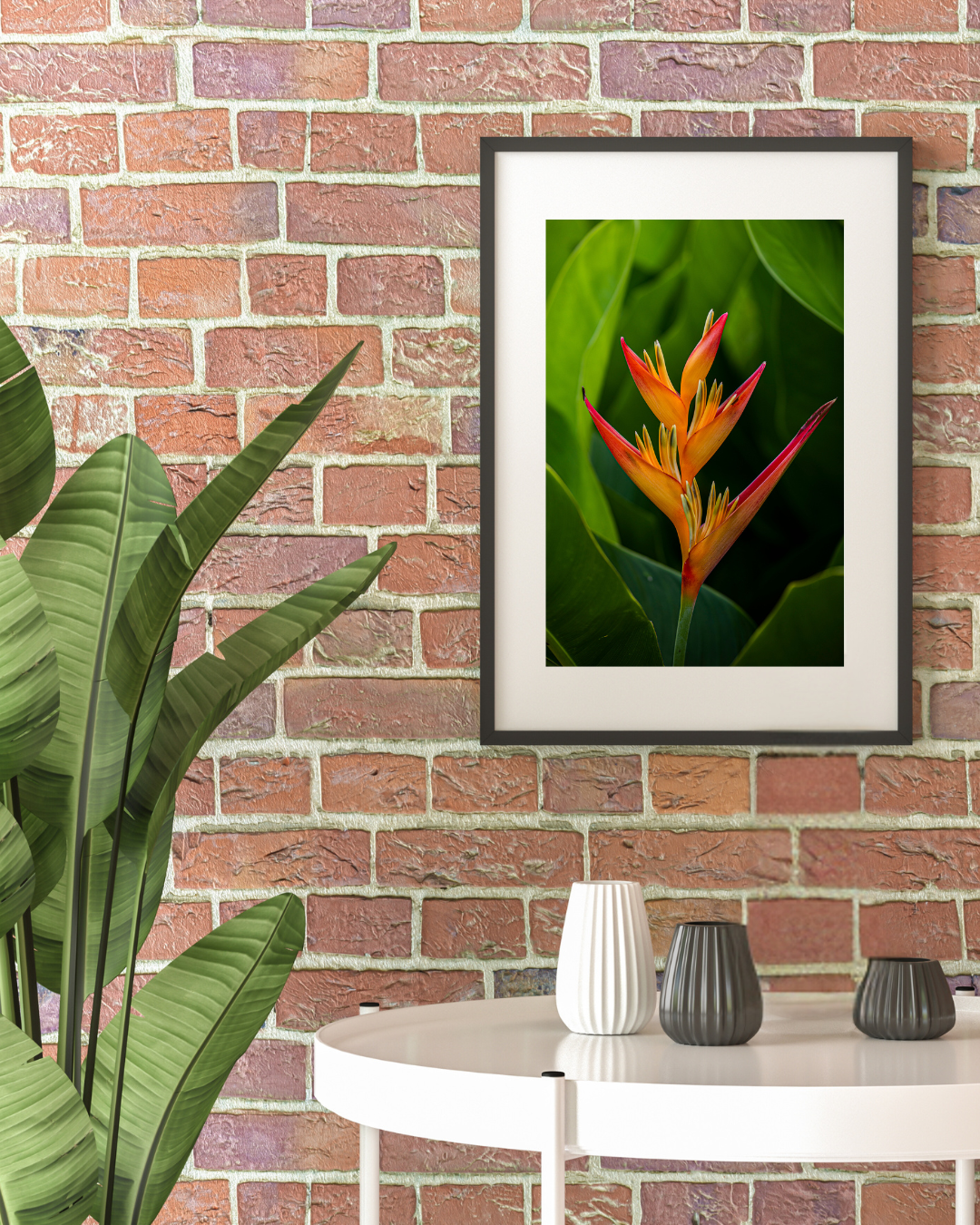 Paradise Portrait - Flower Print