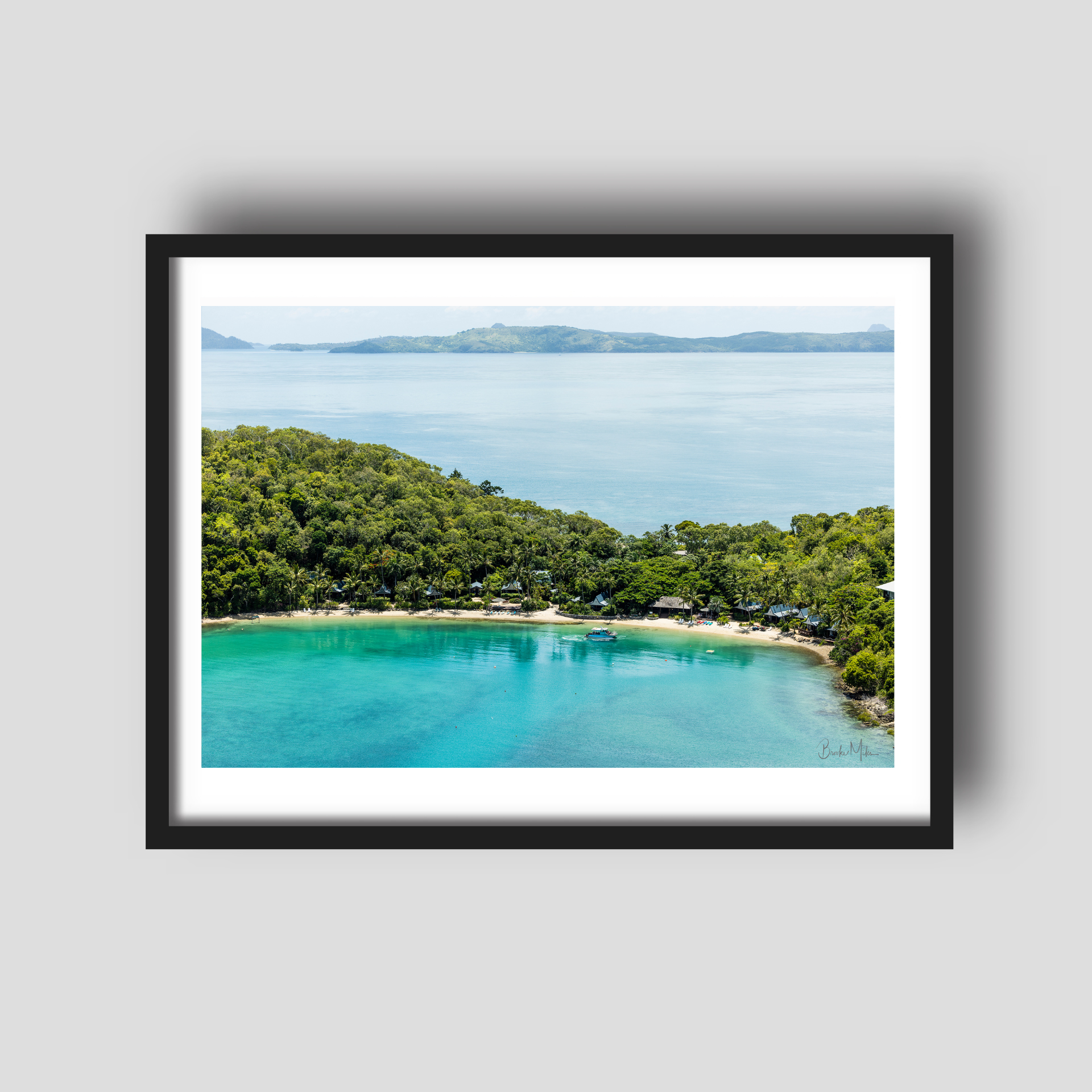 Peaceful Palm Bay - Whitsundays Print