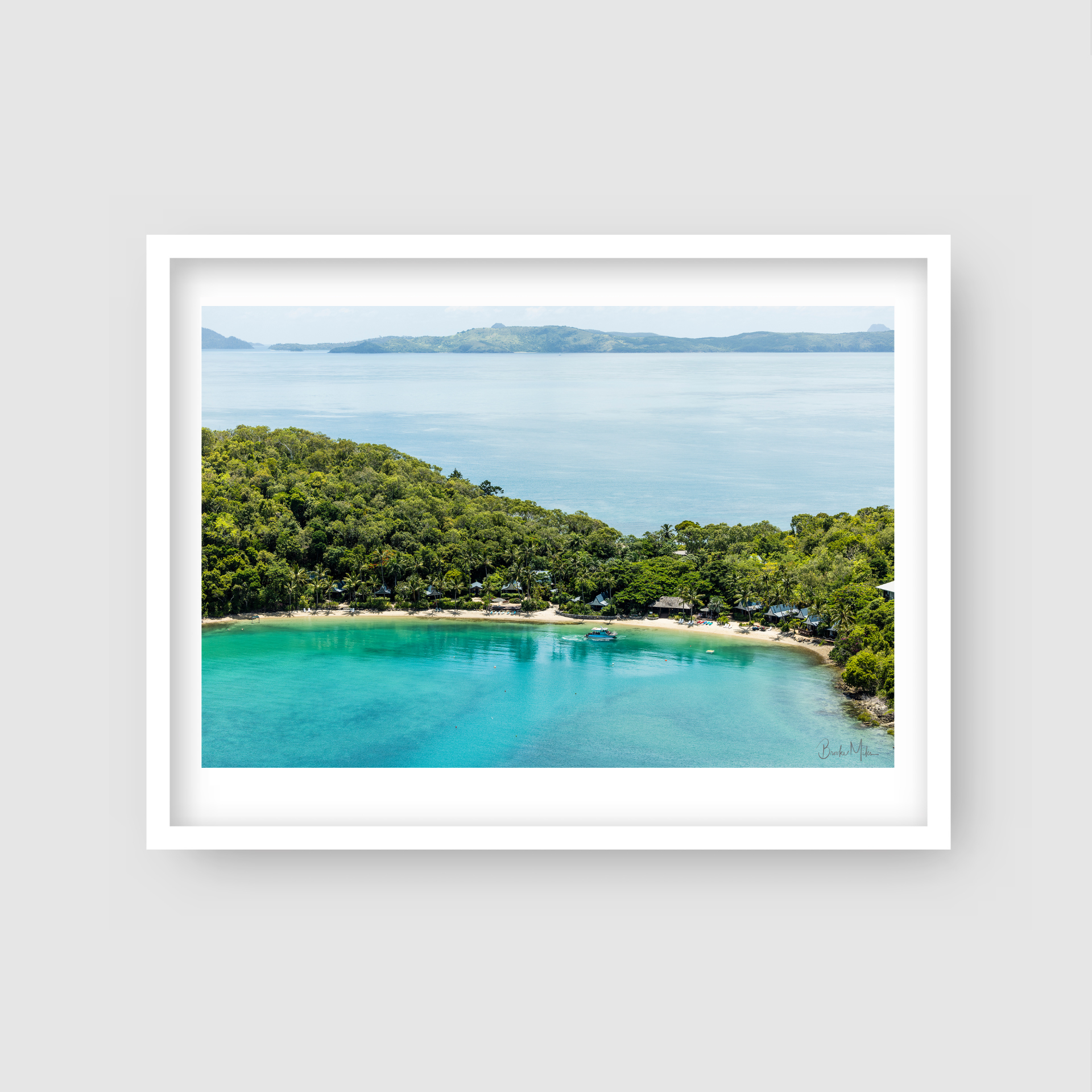 Peaceful Palm Bay - Whitsundays Print
