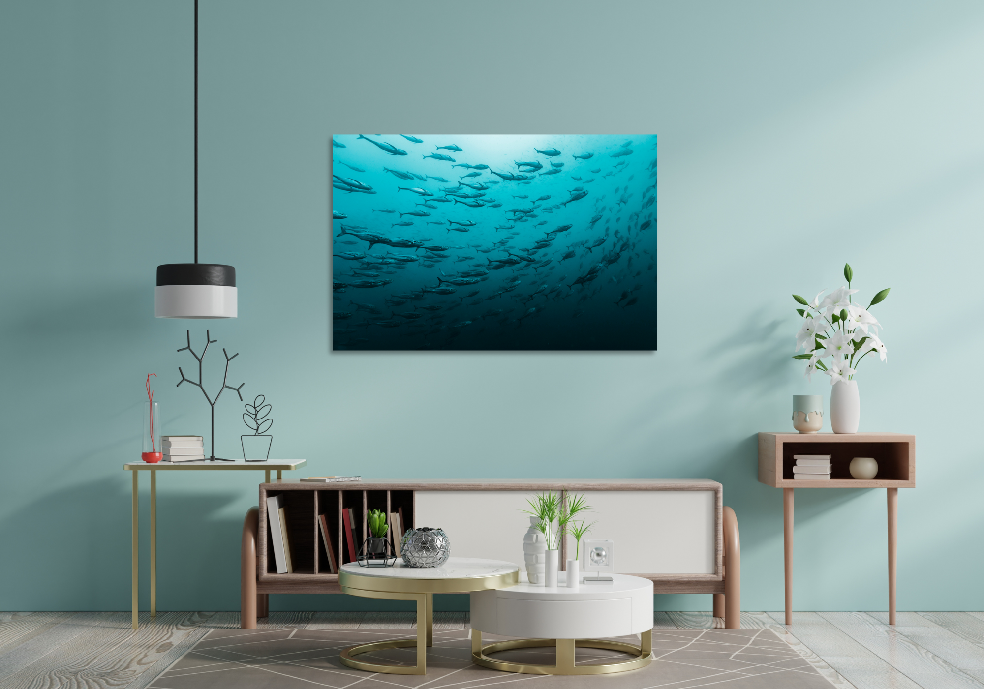 Peak Hour - Underwater Fish Print