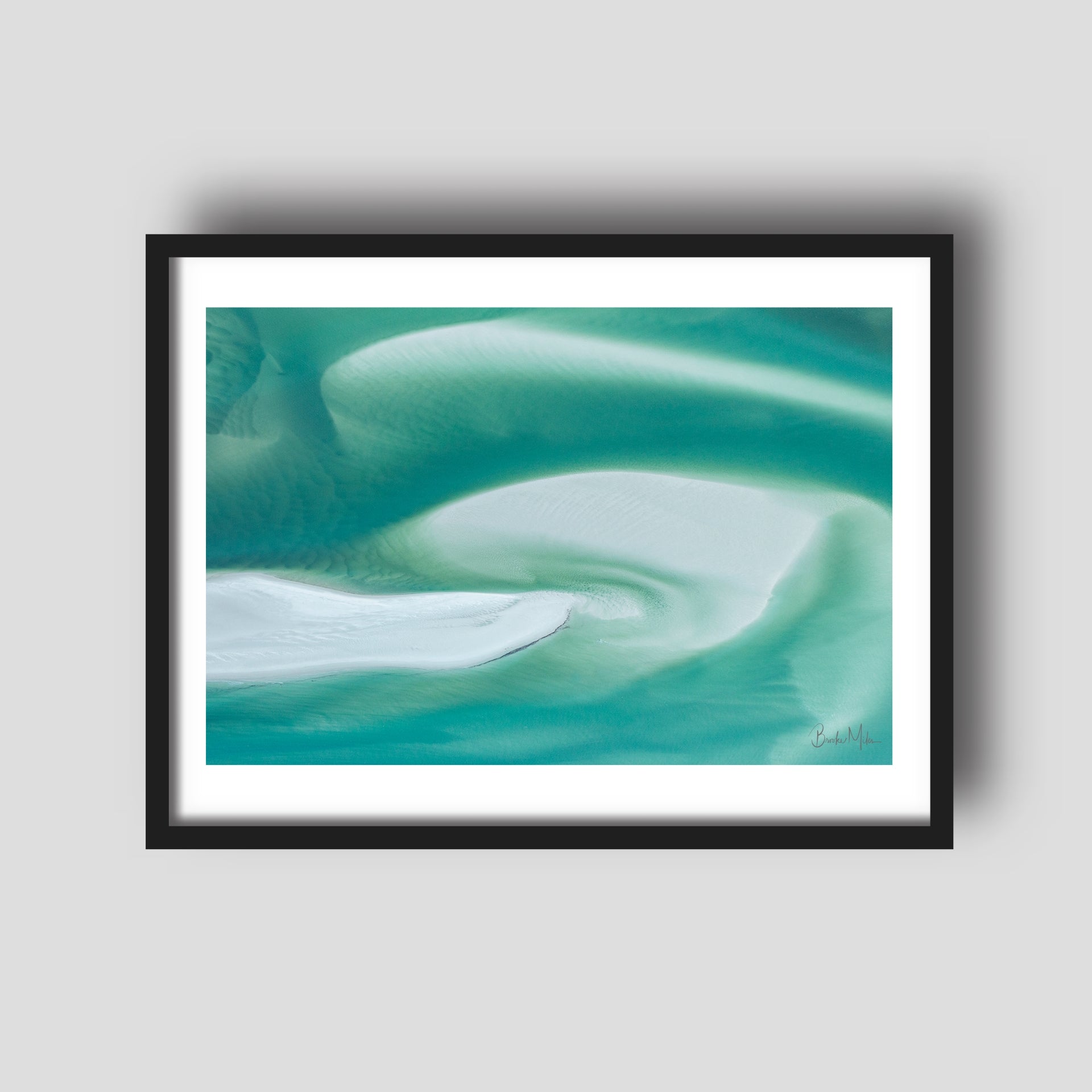 Peak Sands - Hill Inlet Aerial Print