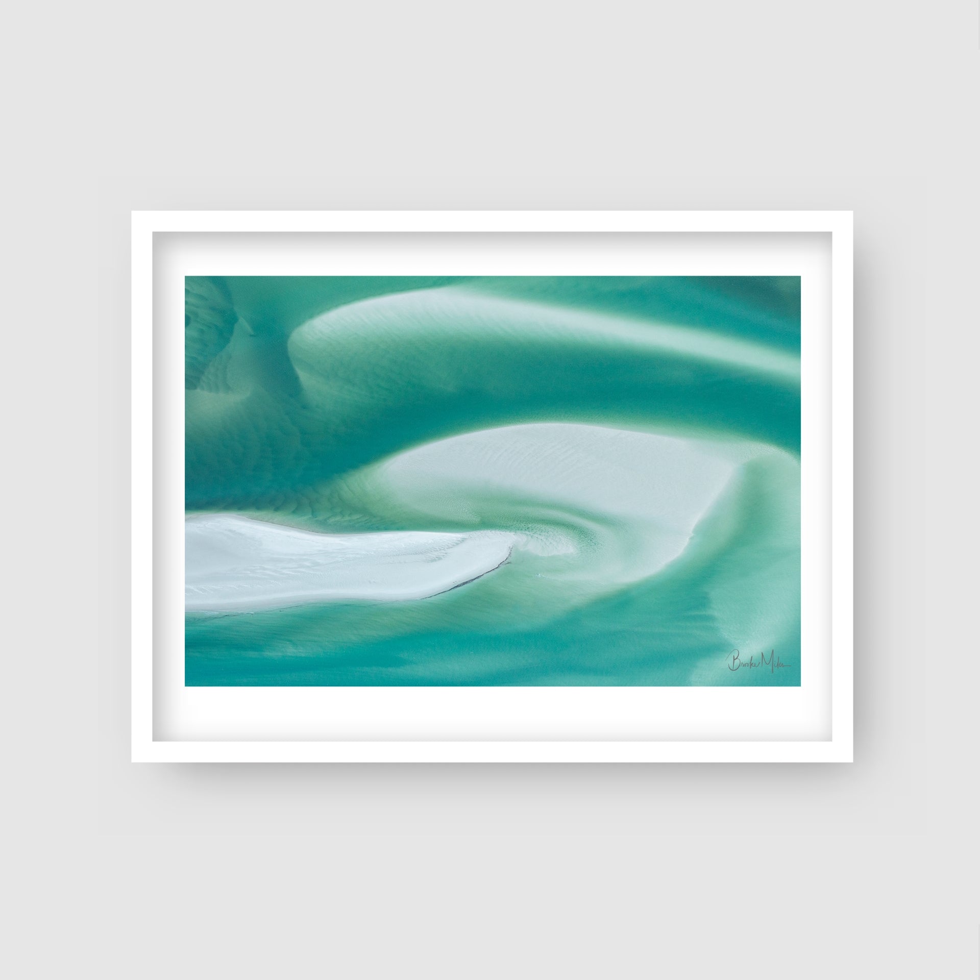 Peak Sands - Hill Inlet Aerial Print