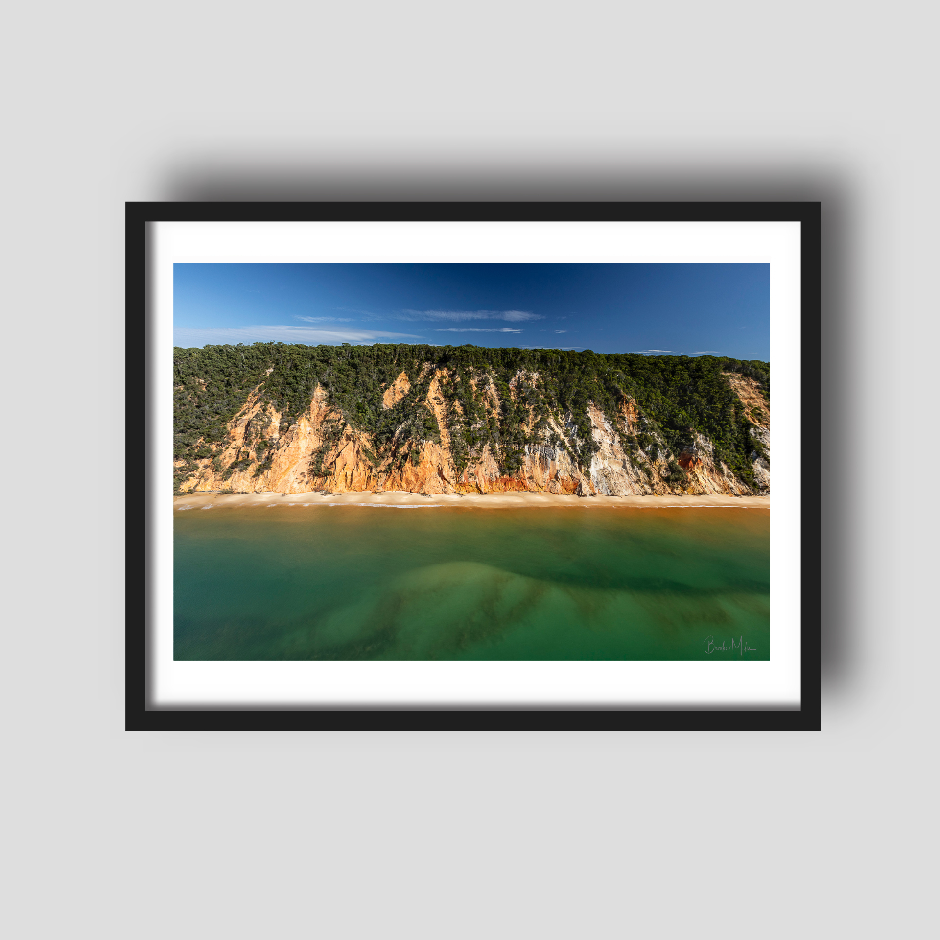 Rainbow Stacks - Nature Coastal Print