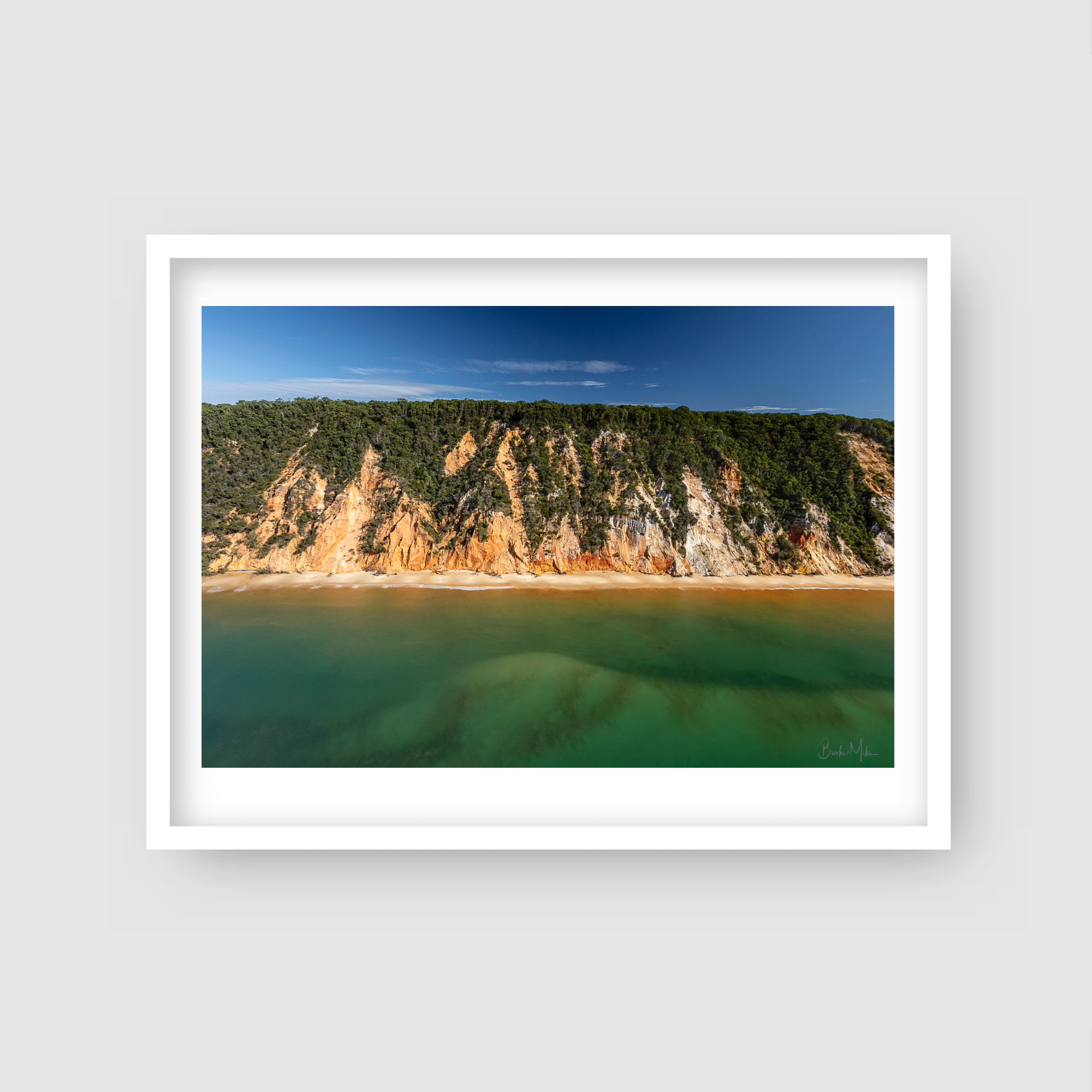 Rainbow Stacks - Nature Coastal Print