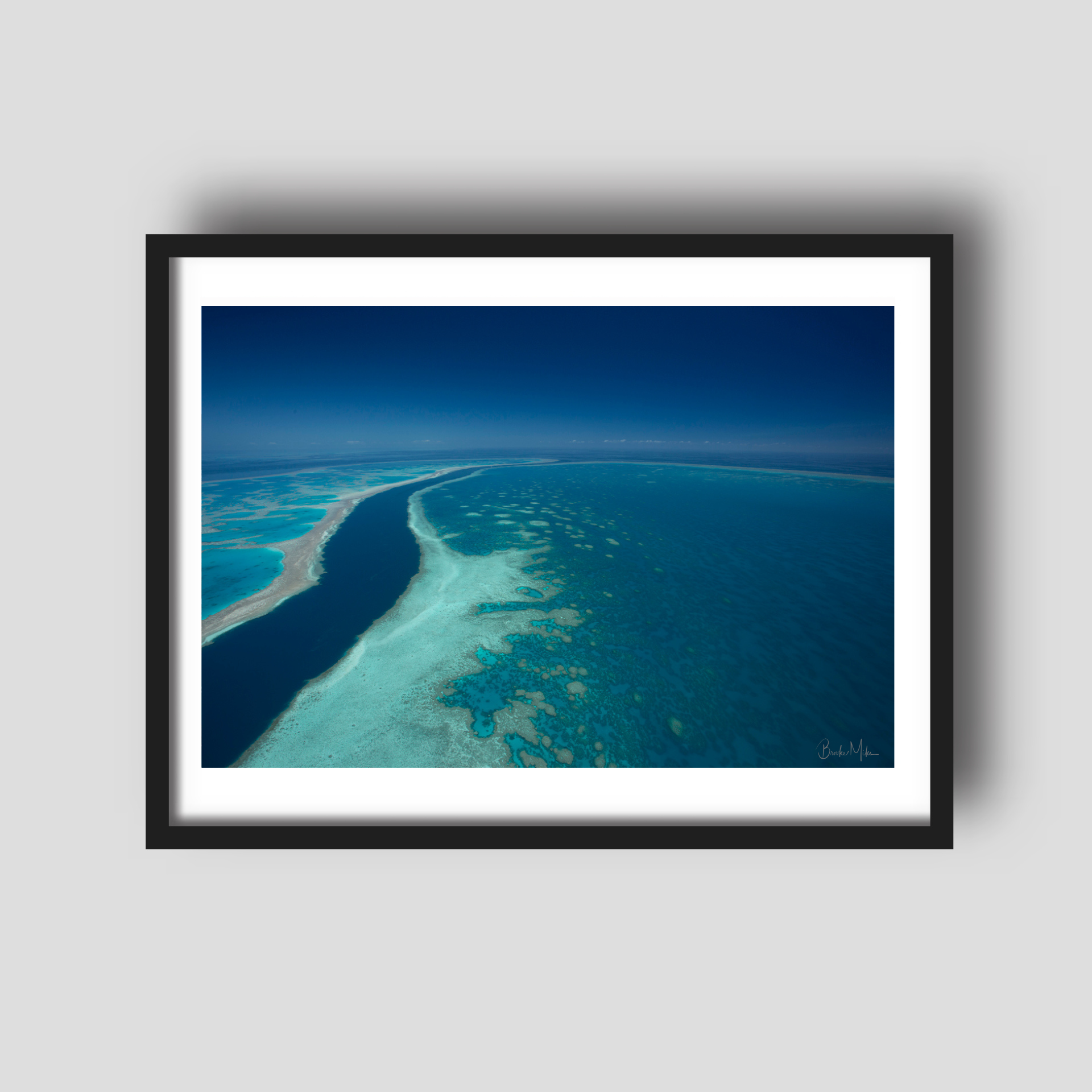 Reef Passage - Great Barrier Reef Print