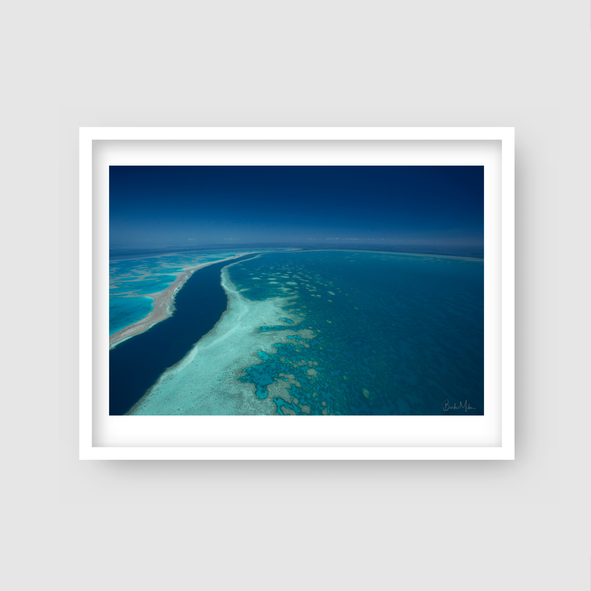Reef Passage - Great Barrier Reef Print