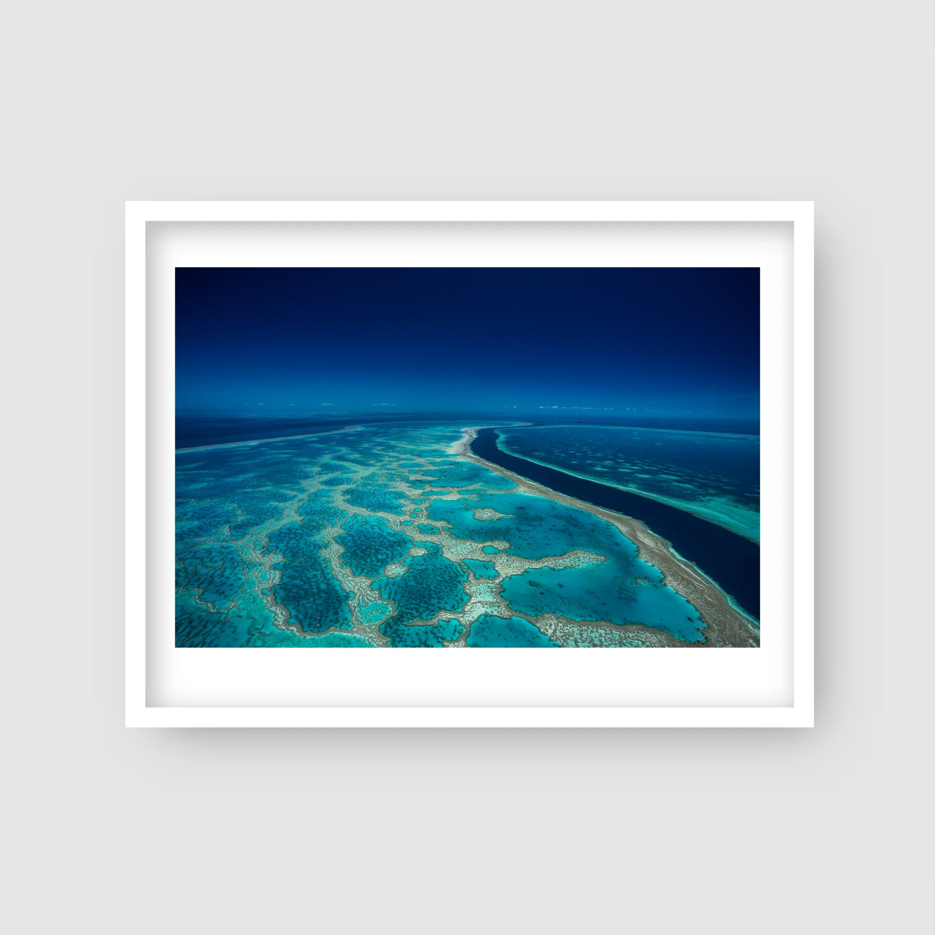 Reef River - Great Barrier Reef Print
