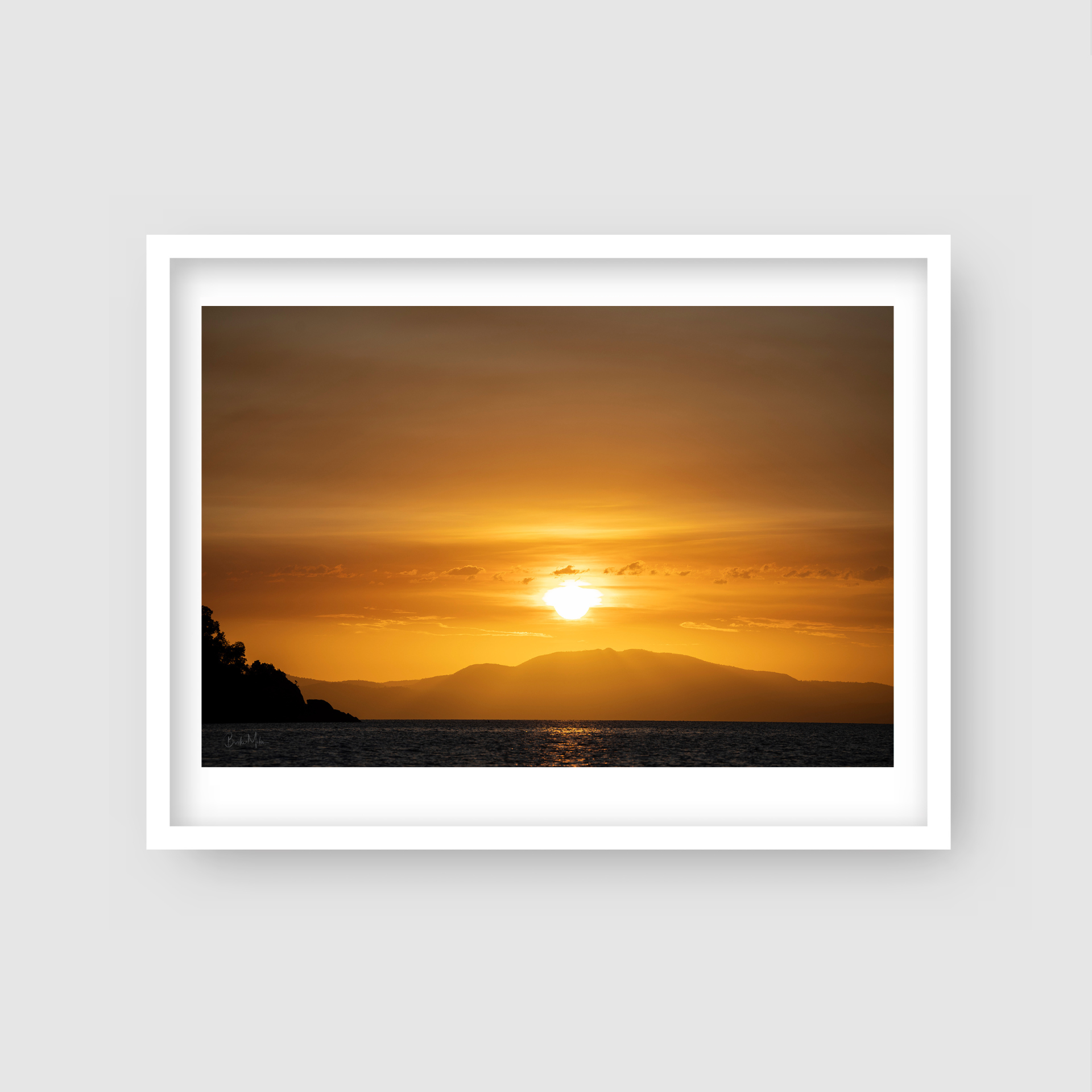 Stonehaven Sunset - Sunset Print