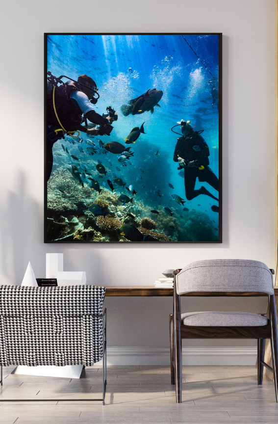 The Catwalk - Underwater Reef Print